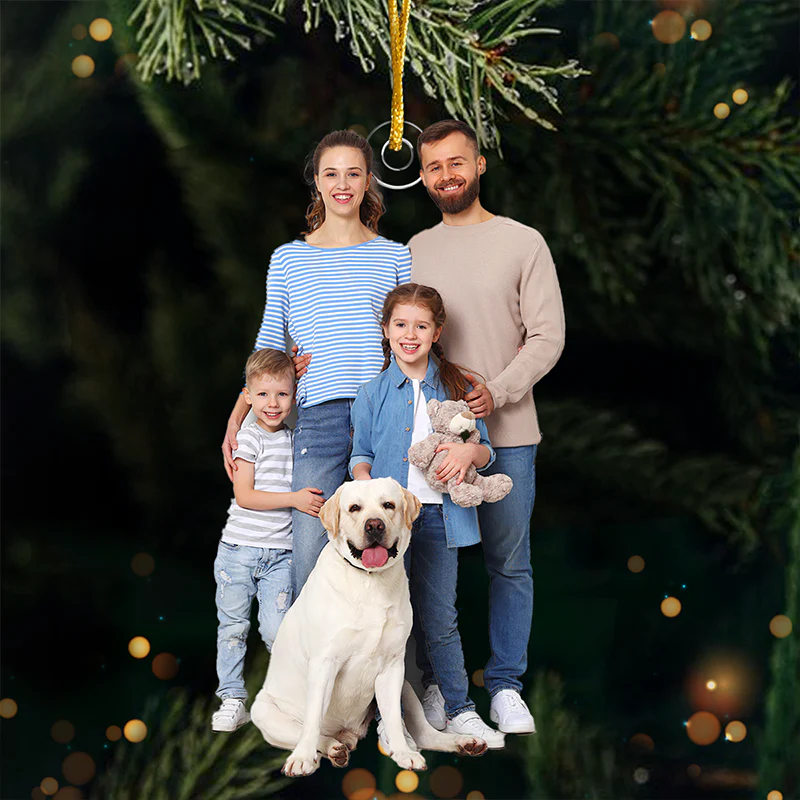 Custom Photo Upload Ornaments My Brothers, My Forever Friends - Family Personalized Custom Ornament - Acrylic Custom Shaped - Christmas Gift For Siblings, Brothers, Cousins - Image 3