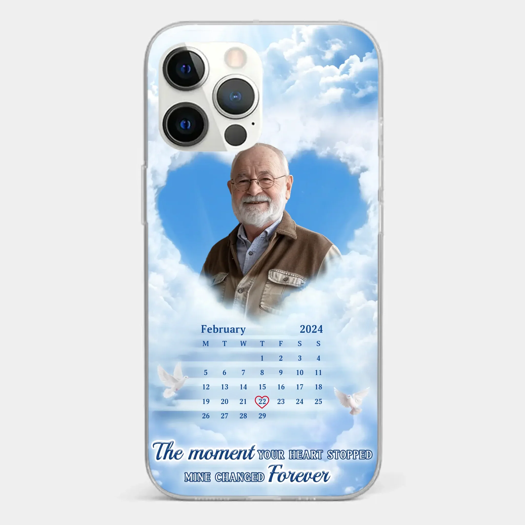Custom Photo We Carry You With Us Always - Memorial Personalized Custom Clear Phone Case - Sympathy Gift For Family Members - Image 11