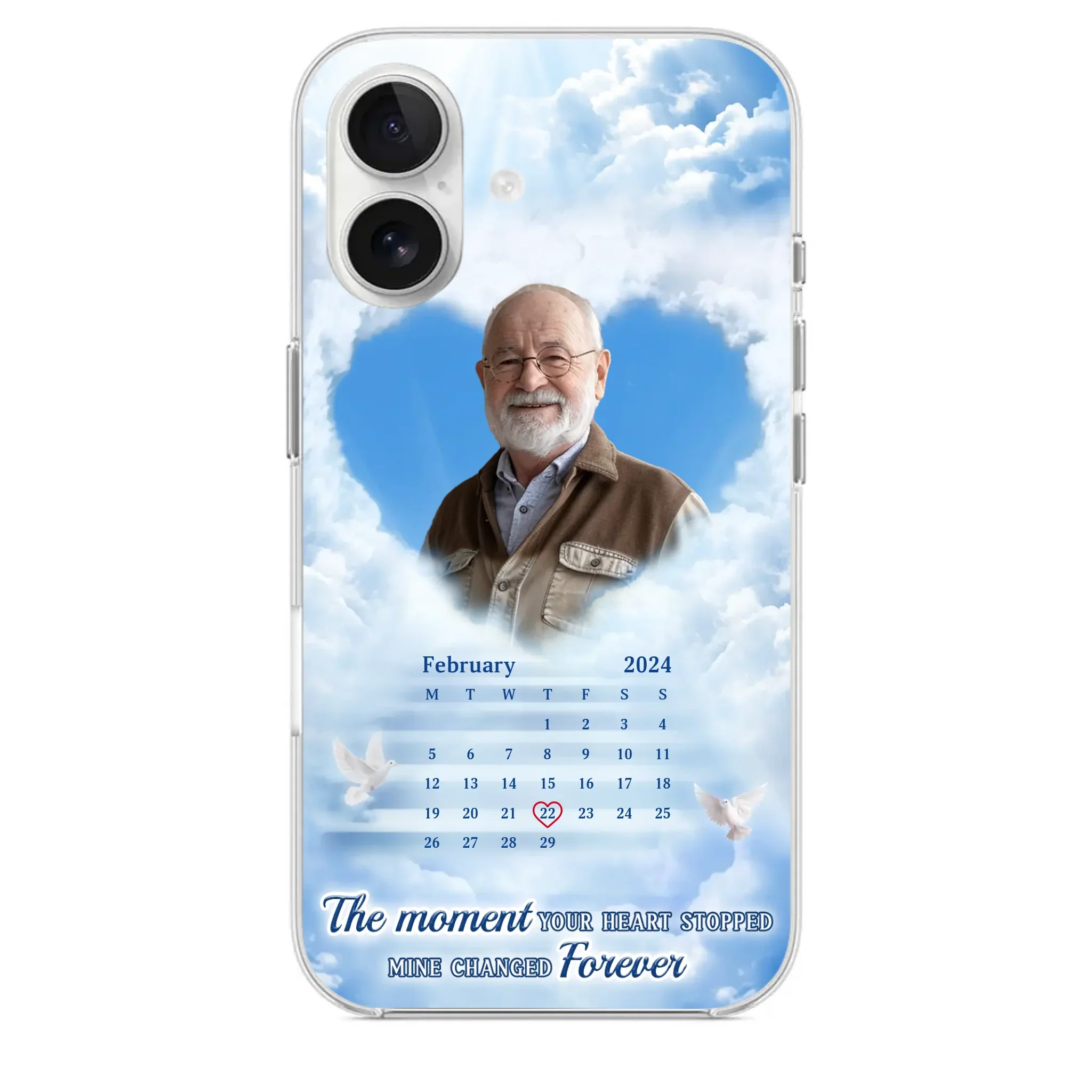 Custom Photo We Carry You With Us Always - Memorial Personalized Custom Clear Phone Case - Sympathy Gift For Family Members - Image 28