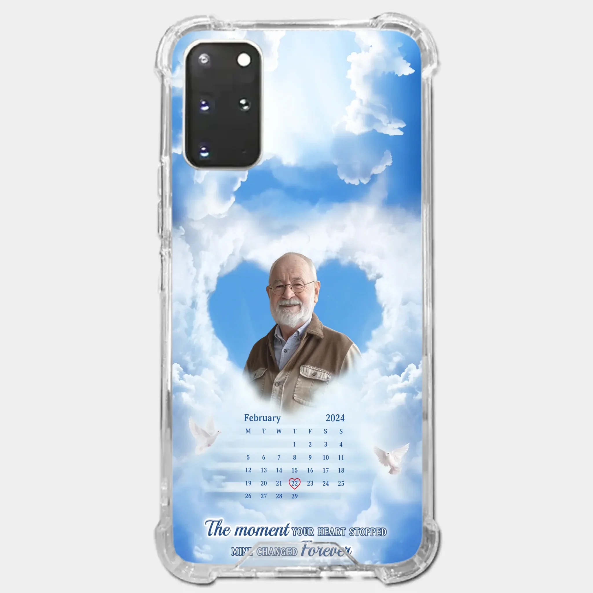Custom Photo We Carry You With Us Always - Memorial Personalized Custom Clear Phone Case - Sympathy Gift For Family Members - Image 39