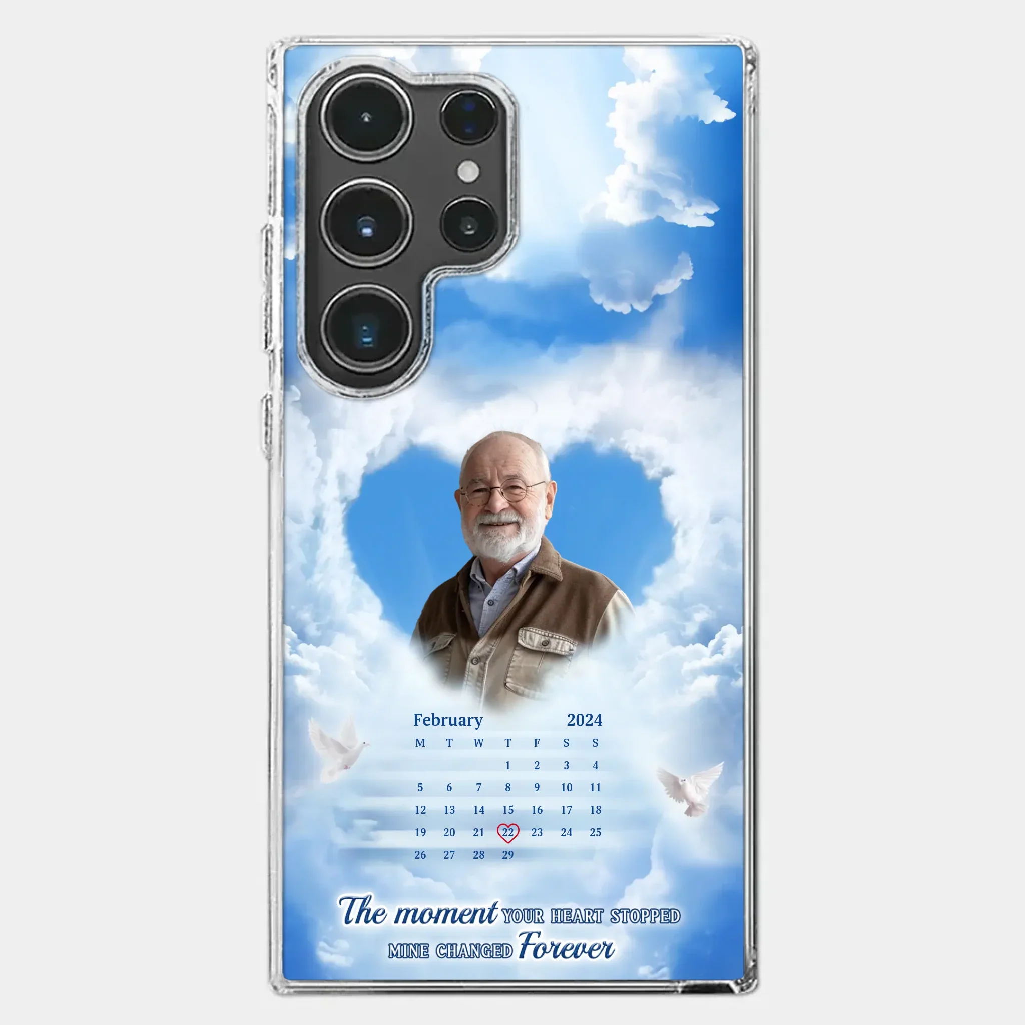 Custom Photo We Carry You With Us Always - Memorial Personalized Custom Clear Phone Case - Sympathy Gift For Family Members - Image 41