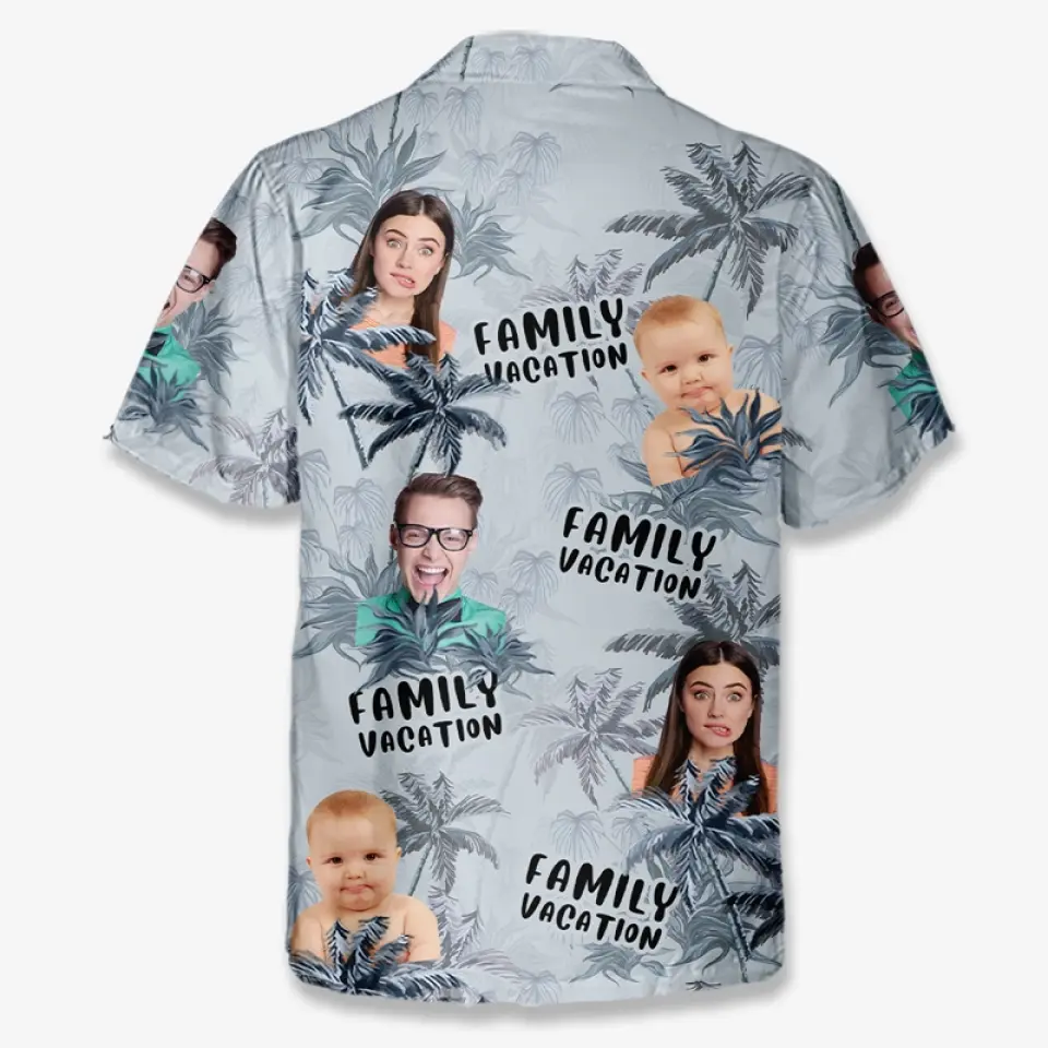 Custom Photo We Enjoy Every Moment - Family Personalized Custom Unisex Tropical Hawaiian Aloha Shirt - Summer Vacation Gift For Family Members - Image 6