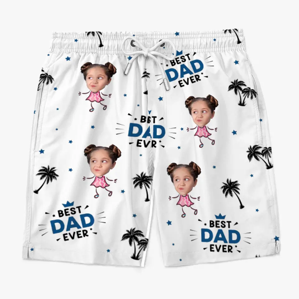 Custom Photo We Host The Sun Party - Family Personalized Custom Tropical Hawaiian Aloha Men Beach Shorts - Summer Vacation Gift For Dad, Grandpa - Image 2