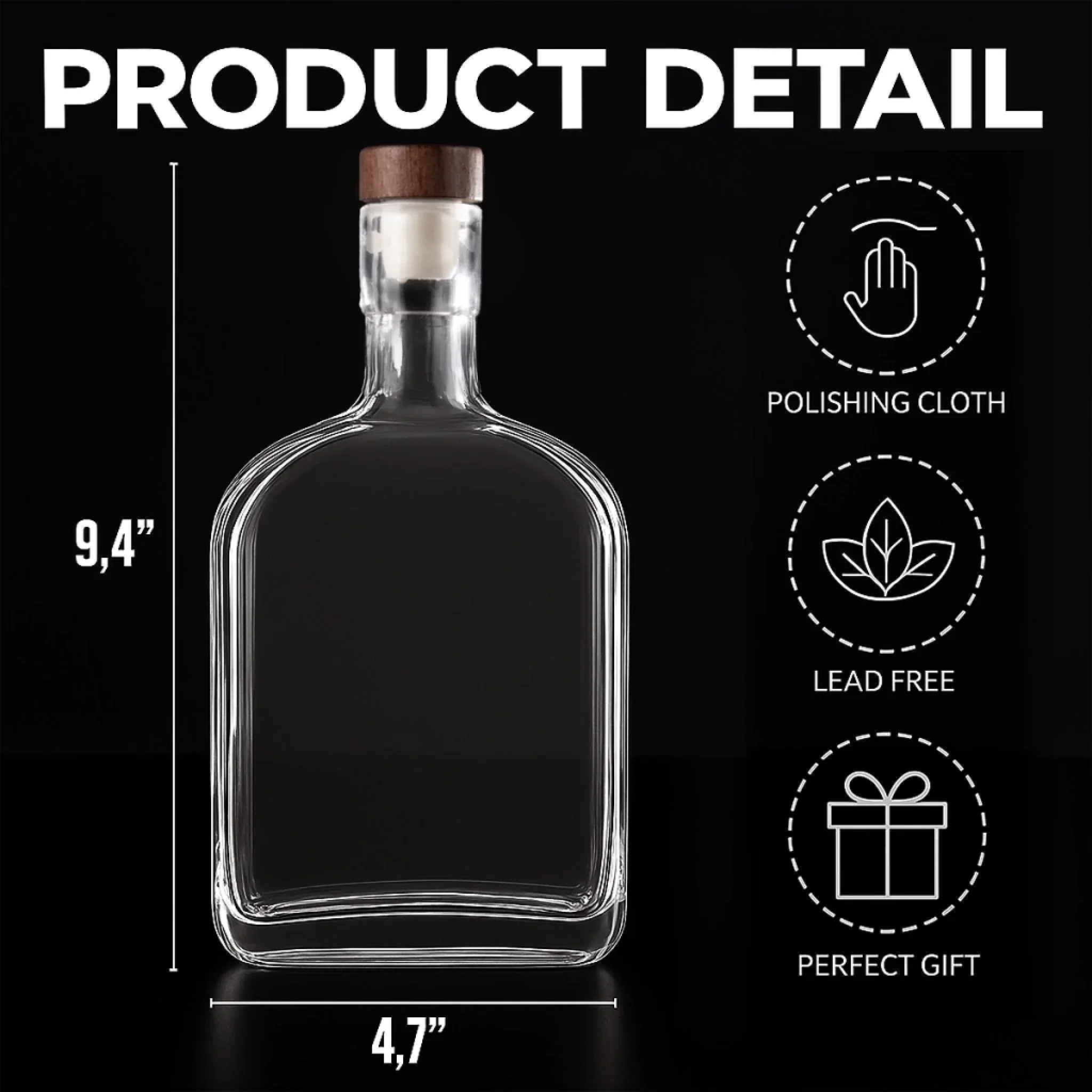 Custom Photo Whiskey Bottle - Personalized Anniversary Wedding Gifts For Husband And Wife, Him And Her - Still Stuck With You - Image 5