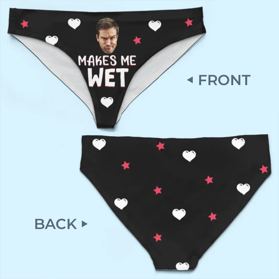 Custom Photo With You, I Am Fearless - Couple Personalized Women Briefs - Gift For Husband Wife, Anniversary - Image 2