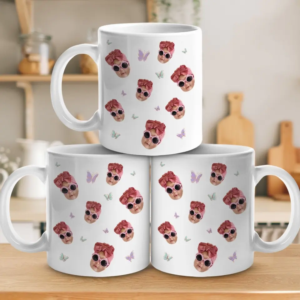 Custom Photo You Are The Heart Of The Family - Family Personalized Custom Mug - Gift For Mom, Grandma - Image 4