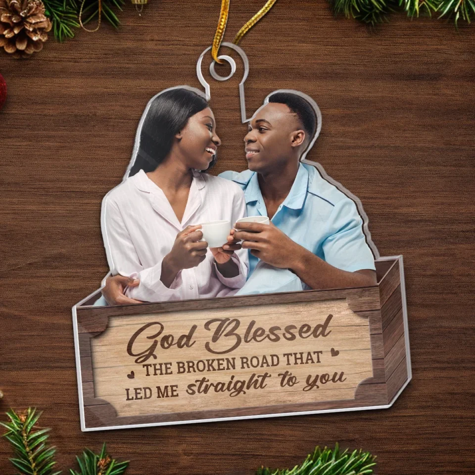 Custom Photo You Make Me Love Christmas Even More Than I Already Do - Couple Personalized Custom Ornament - Acrylic Custom Shaped - Christmas Gift For Husband Wife, Anniversary - Image 5