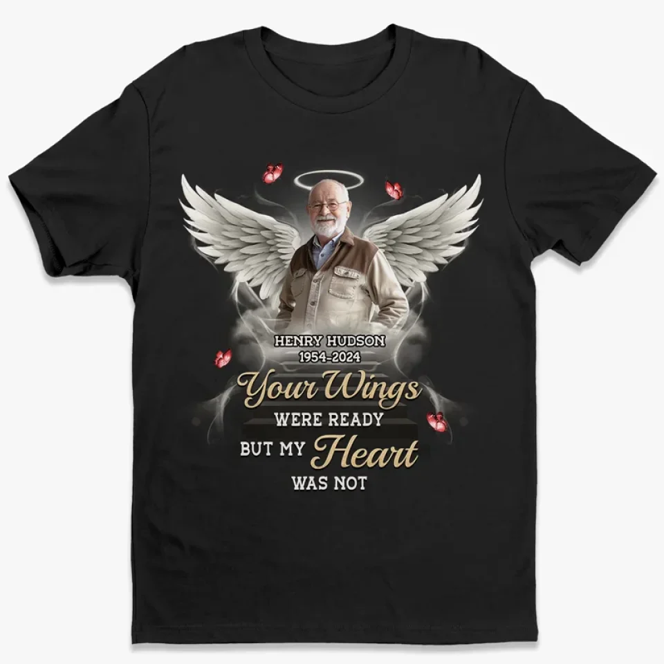 Custom Photo You Will Remain In Our Hearts Forever - Memorial Personalized Custom Unisex T-shirt, Premium T-shirt, Hoodie - Sympathy Gift, Christmas Gift For Family Members