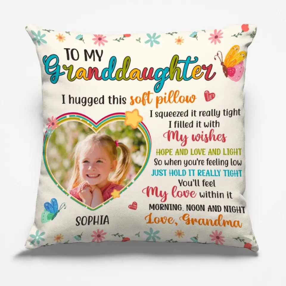 Custom Photo You'll Feel My Love - Family Personalized Custom Pillow - Gift For Family Members - Image 2