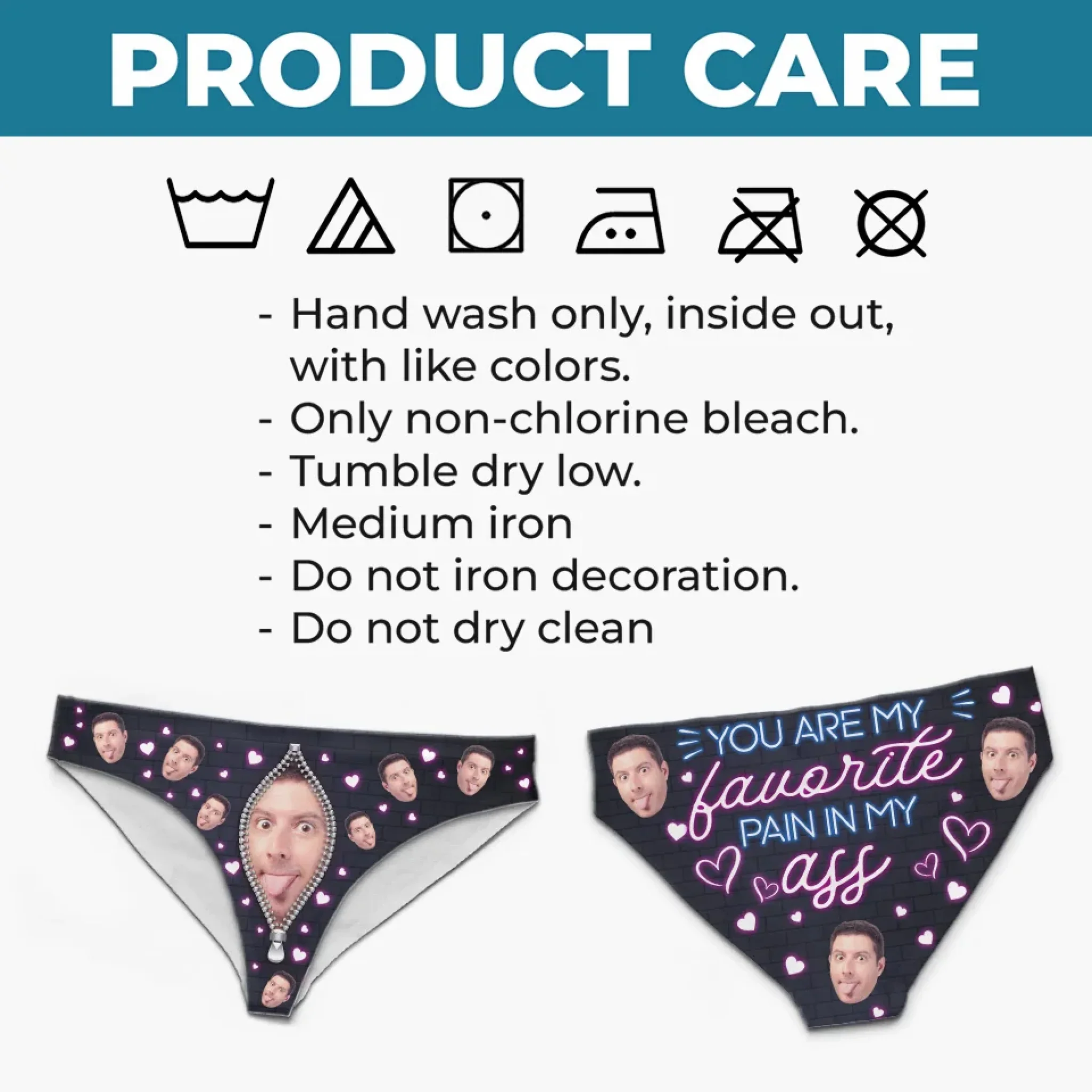 Custom Photo You’re My Favorite, Even When You Steal The Blanket At Night - Couple Personalized Women Briefs - Gift For Husband Wife, Anniversary - Image 5