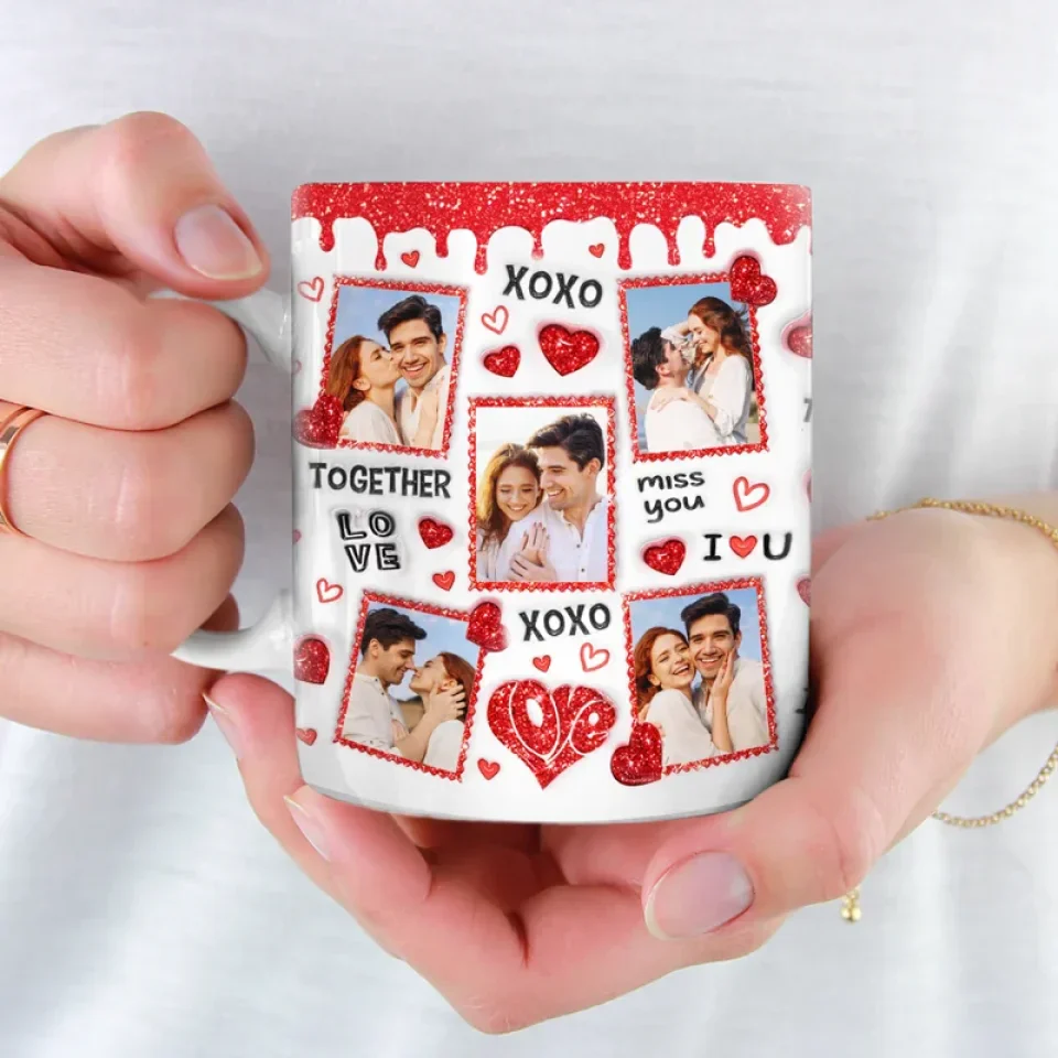 Custom Photo You’re My Favorite Notification - Couple Personalized Custom 3D Inflated Effect Printed Mug - Gift For Husband Wife, Anniversary - Image 4