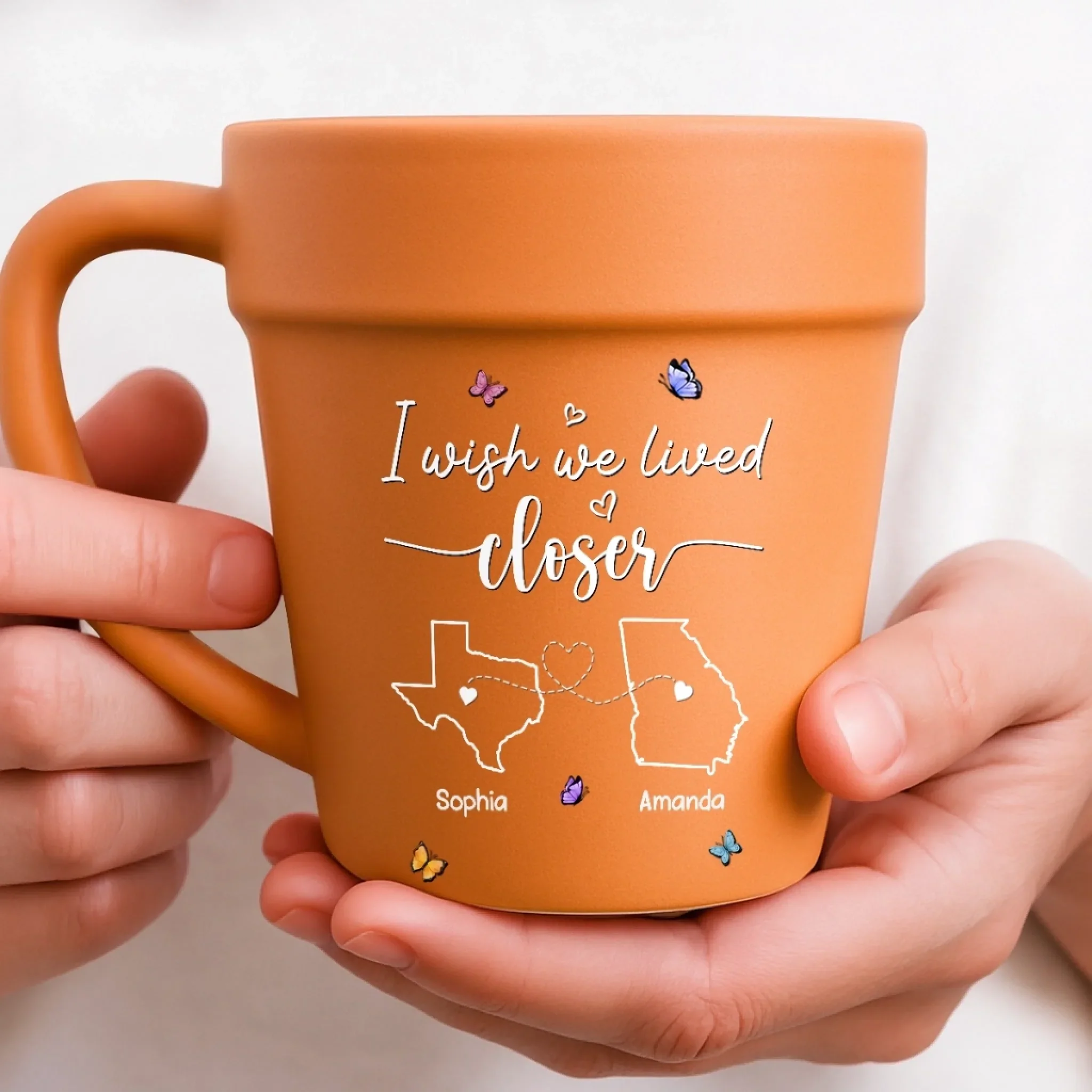 Custom Plant Pot Ceramic Mug - Personalized Best Friend Birthday Gifts For Women - Still Wild, Still Weird, Still Us - Flower Pot Mug - Image 4