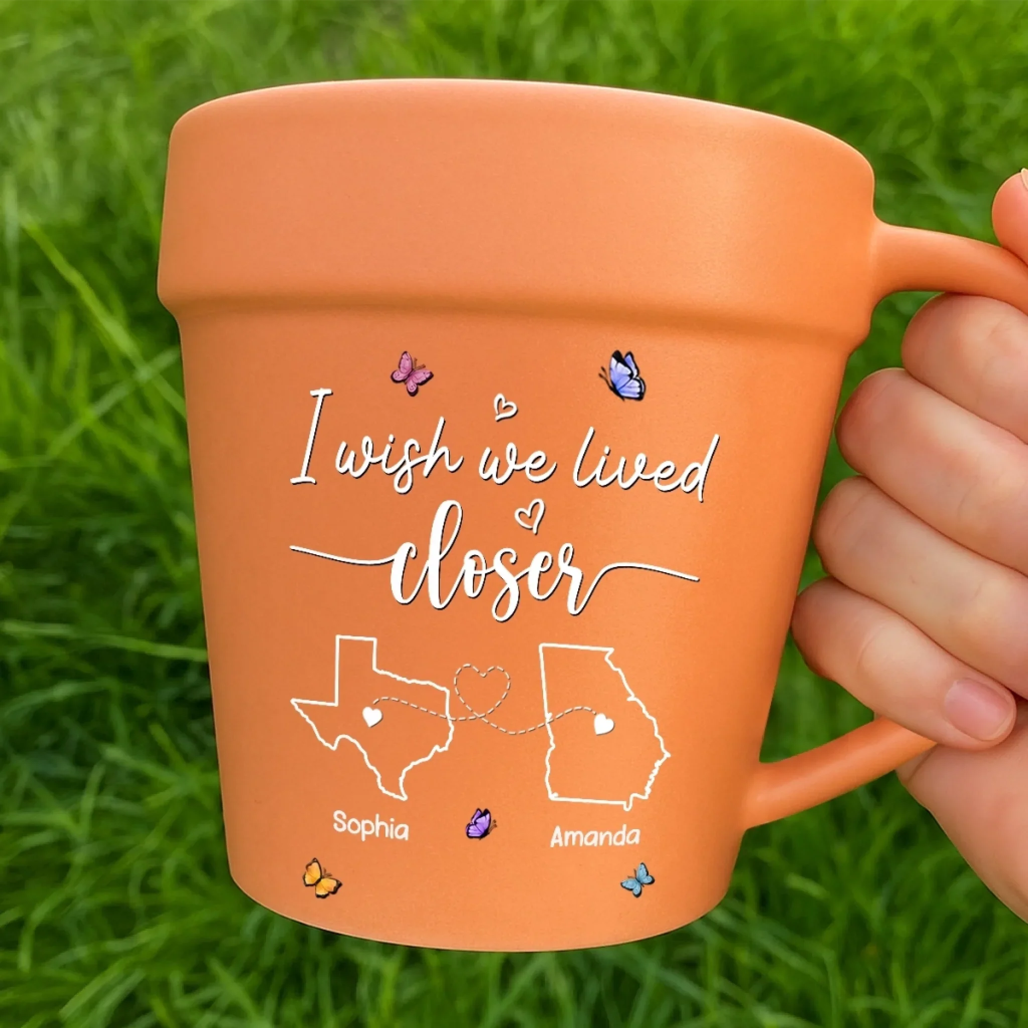 Custom Plant Pot Ceramic Mug - Personalized Best Friend Birthday Gifts For Women - Still Wild, Still Weird, Still Us - Flower Pot Mug - Image 5