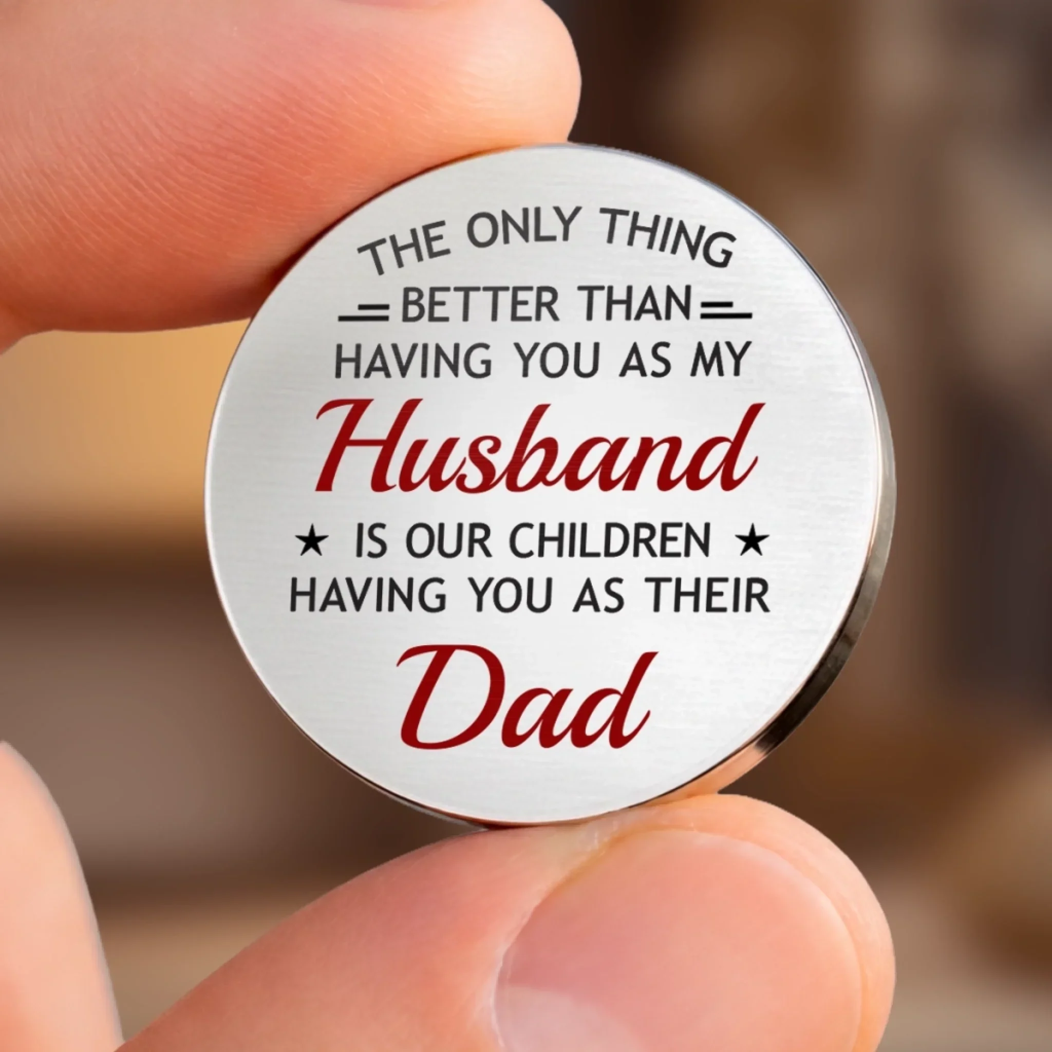 Custom Pocket Hug - Personalized Anniversary Wedding Gifts For Husband And Wife, Him And Her - Hugs You Can Keep - Image 7