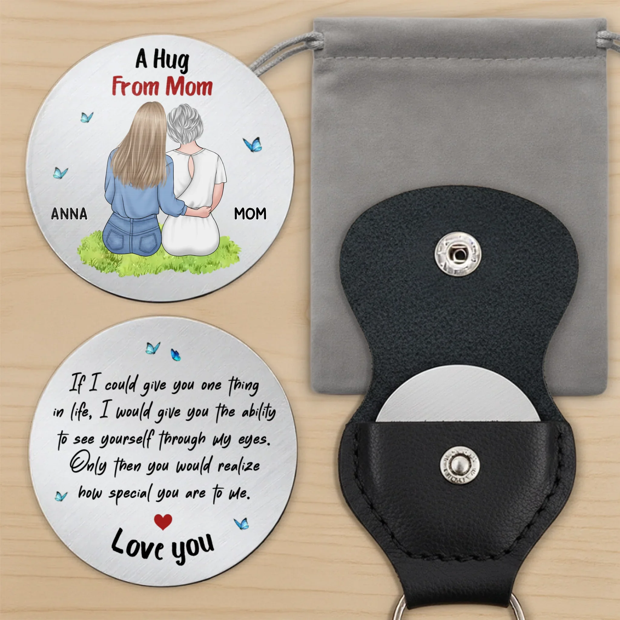 Custom Pocket Hug - Personalized Birthday Gifts For Daughter - Love You Always - Image 10