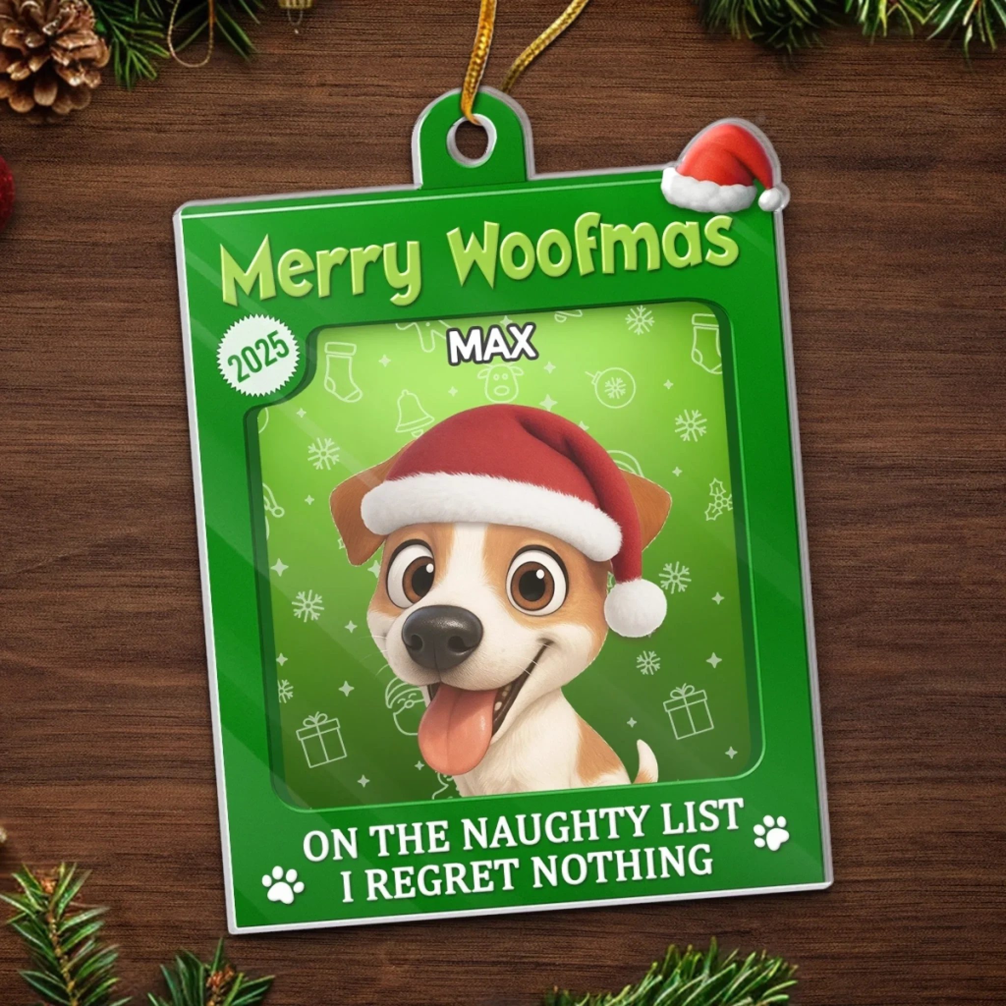 Custom Toy Box Acrylic Ornament - Personalized Christmas Birthday Gifts For Dog Cat Lovers, Dog Dad And Mom, Cat Owners - Fur Baby Approved - Image 5