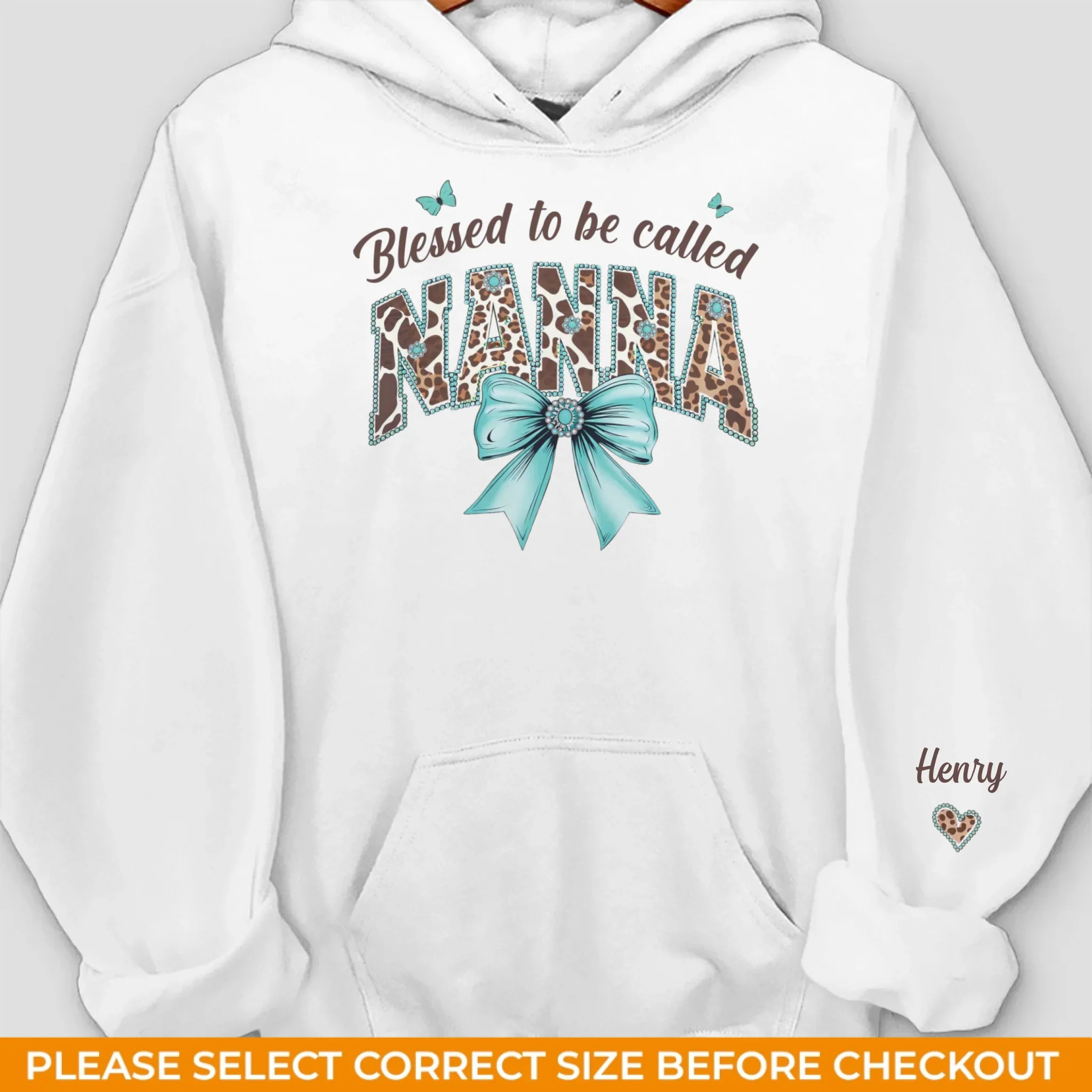 Custom Unisex Sweater, Hoodie - Personalized Mother's Day Birthday Gifts For Mom, Grandma - Blessed Mama Life - Image 8