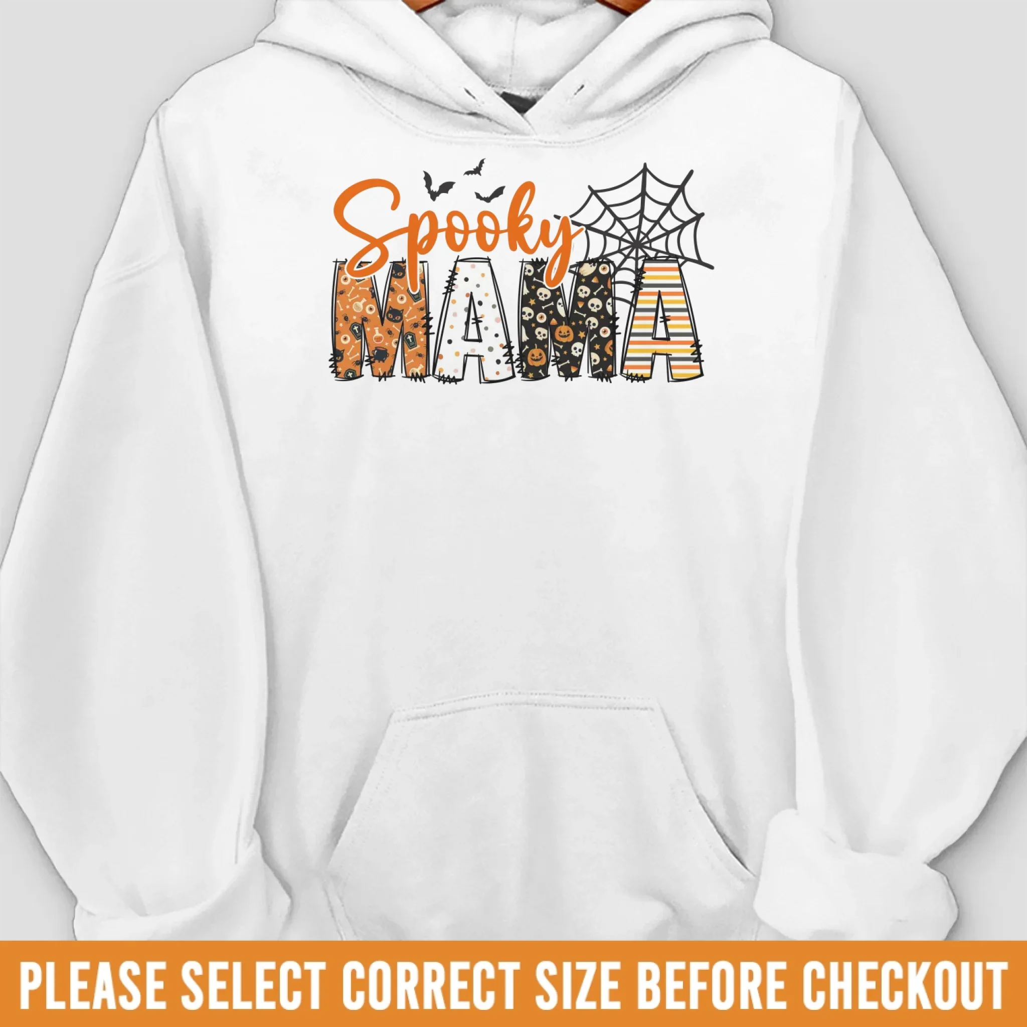 Custom Unisex Sweatshirt, Hoodie With Design On Sleeve - Personalized Halloween Birthday Gifts For Mom, Grandma - Spooky Nights With Family Bonds - Image 7