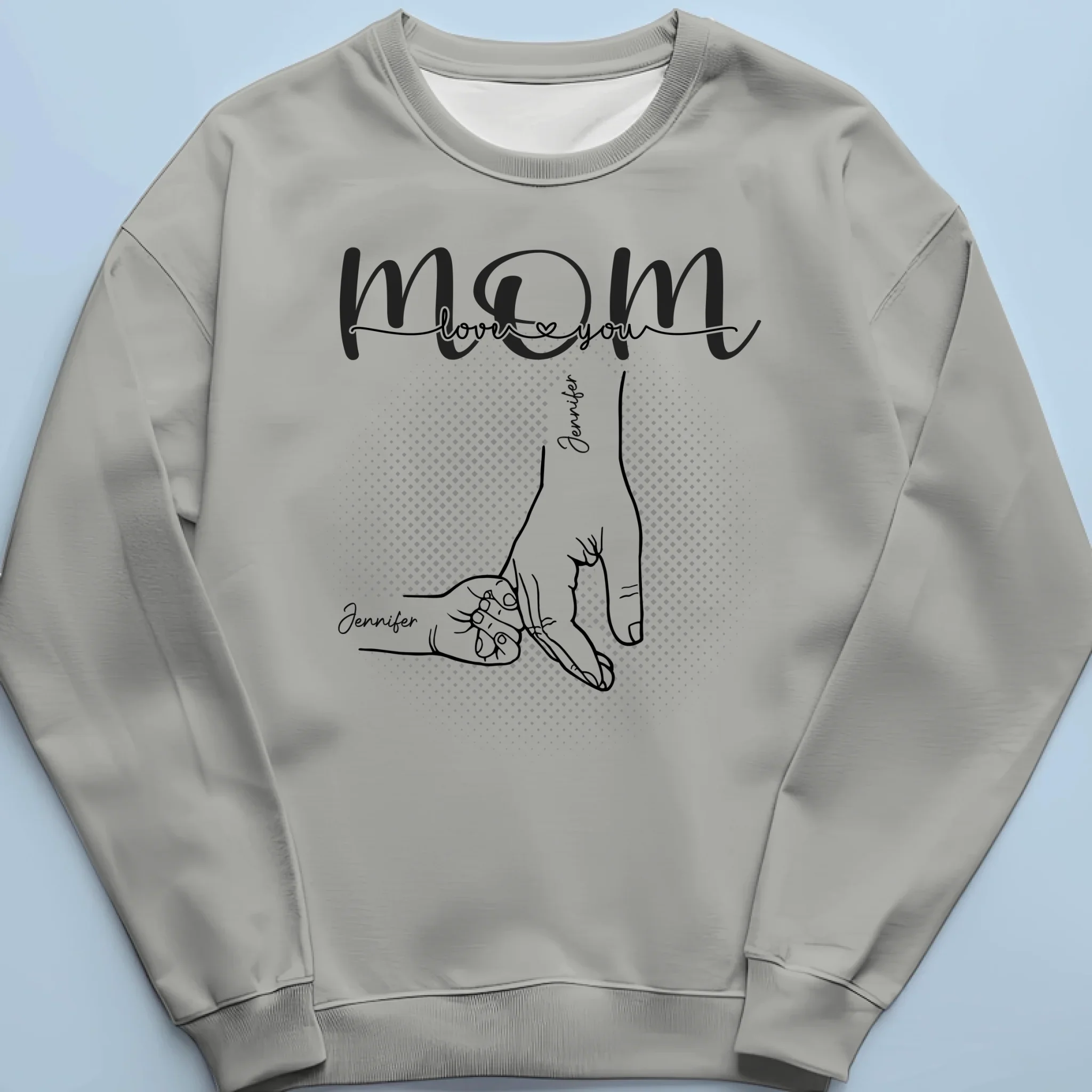 Custom Unisex T-shirt, Hoodie, Sweatshirt - Personalized Mother's Day Birthday Gifts For Mom, Grandma - A Mother's Love Is Forever & Always - Image 6
