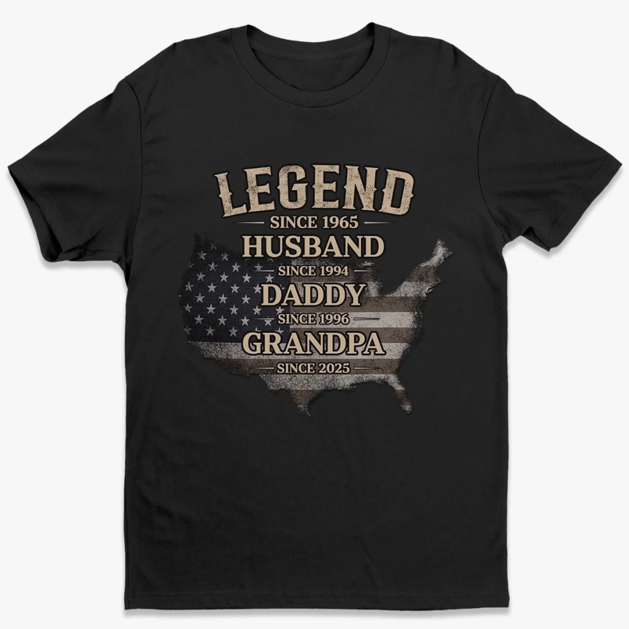 Custom Unisex T-shirt, Premium T-shirt, Hoodie - Personalized 4th Of July Gifts For Dad, Grandpa, Husband - Home Of The Brave - Image 3