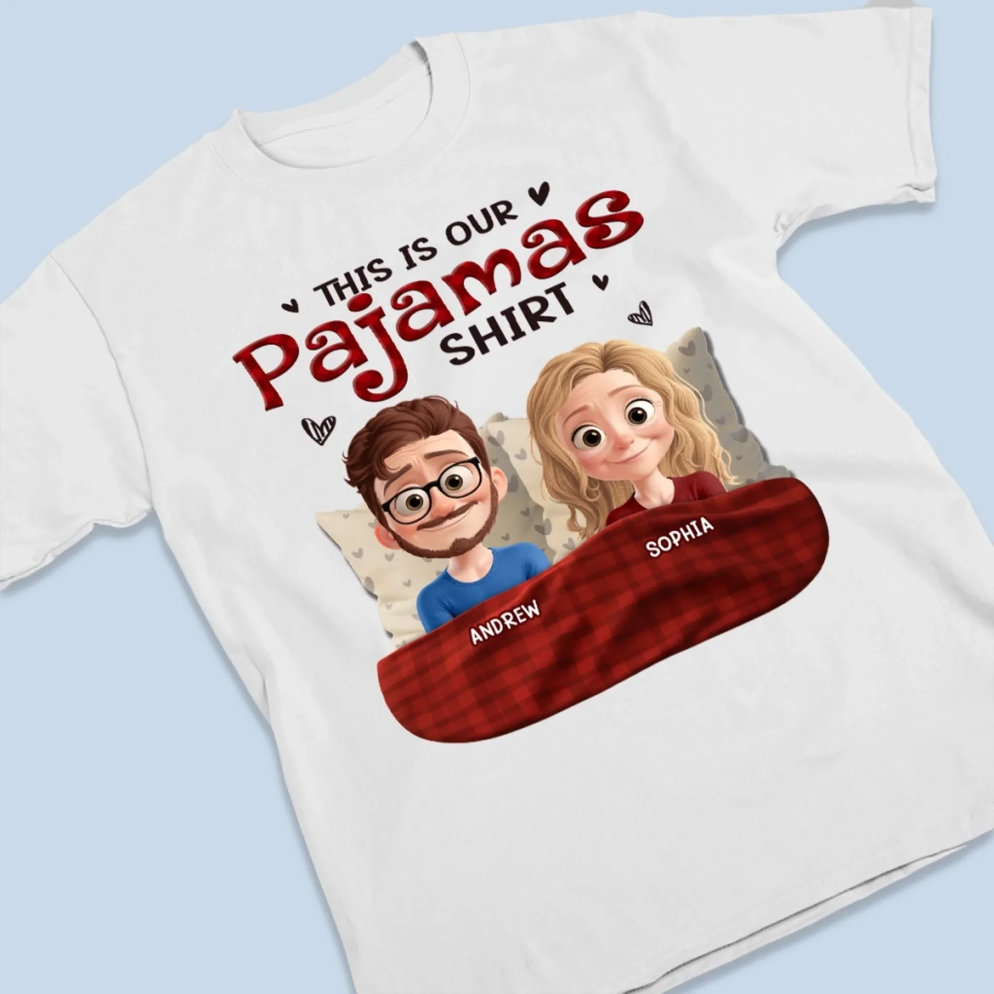 Custom Unisex T-shirt, Premium T-shirt, Hoodie - Personalized Anniversary Wedding Gifts For Husband And Wife, Him And Her - Soft Love Strong Bond - Image 4