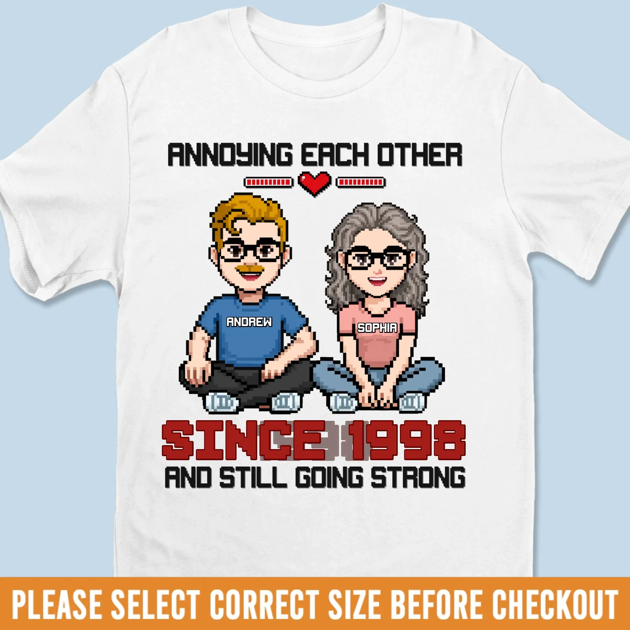Custom Unisex T-shirt, Premium T-shirt, Hoodie - Personalized Anniversary Wedding Gifts For Husband And Wife, Him And Her - We Belong Right Here - Image 2
