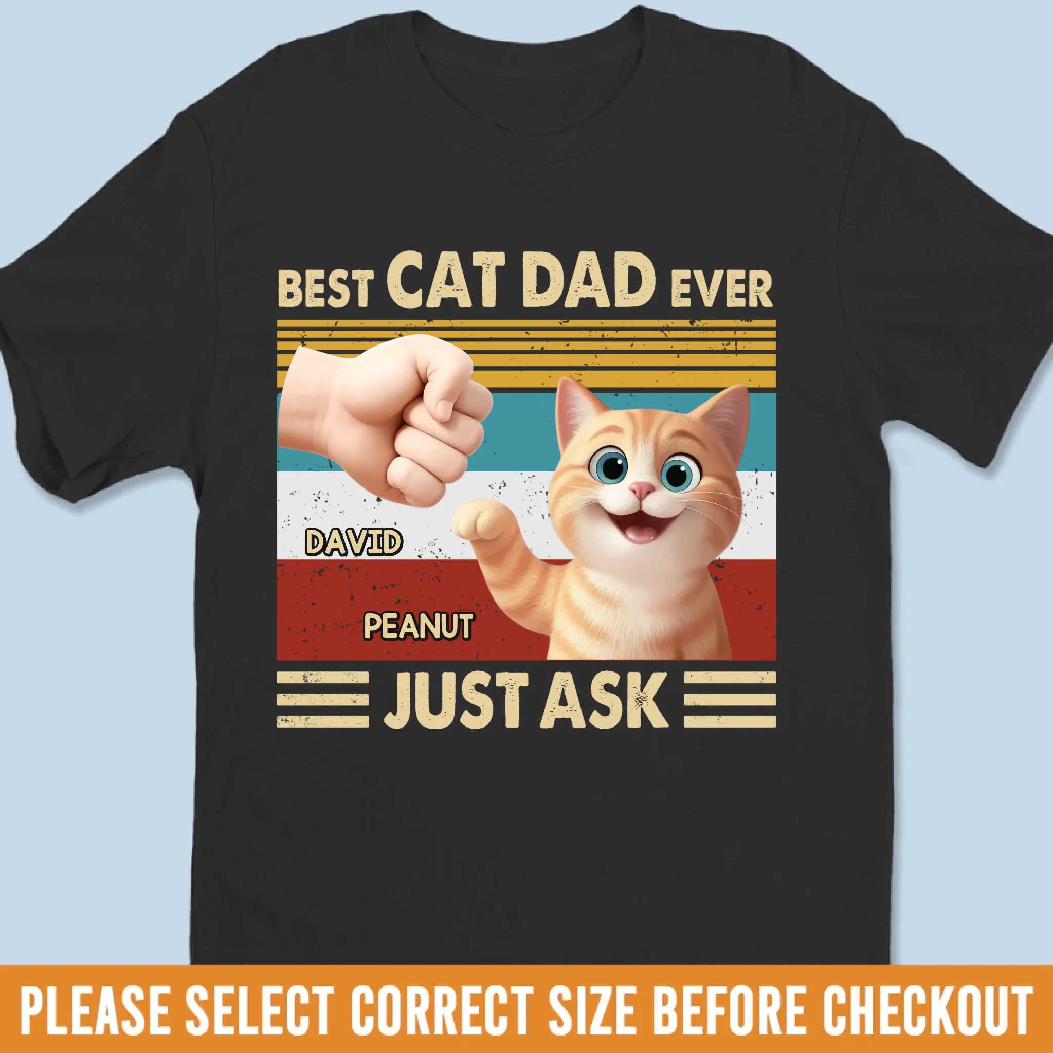 Custom Unisex T-shirt, Premium T-shirt, Hoodie - Personalized Birthday Gifts For Cat Lovers, Cat Mom And Dad - Joy Walks On Four Paws - Image 2