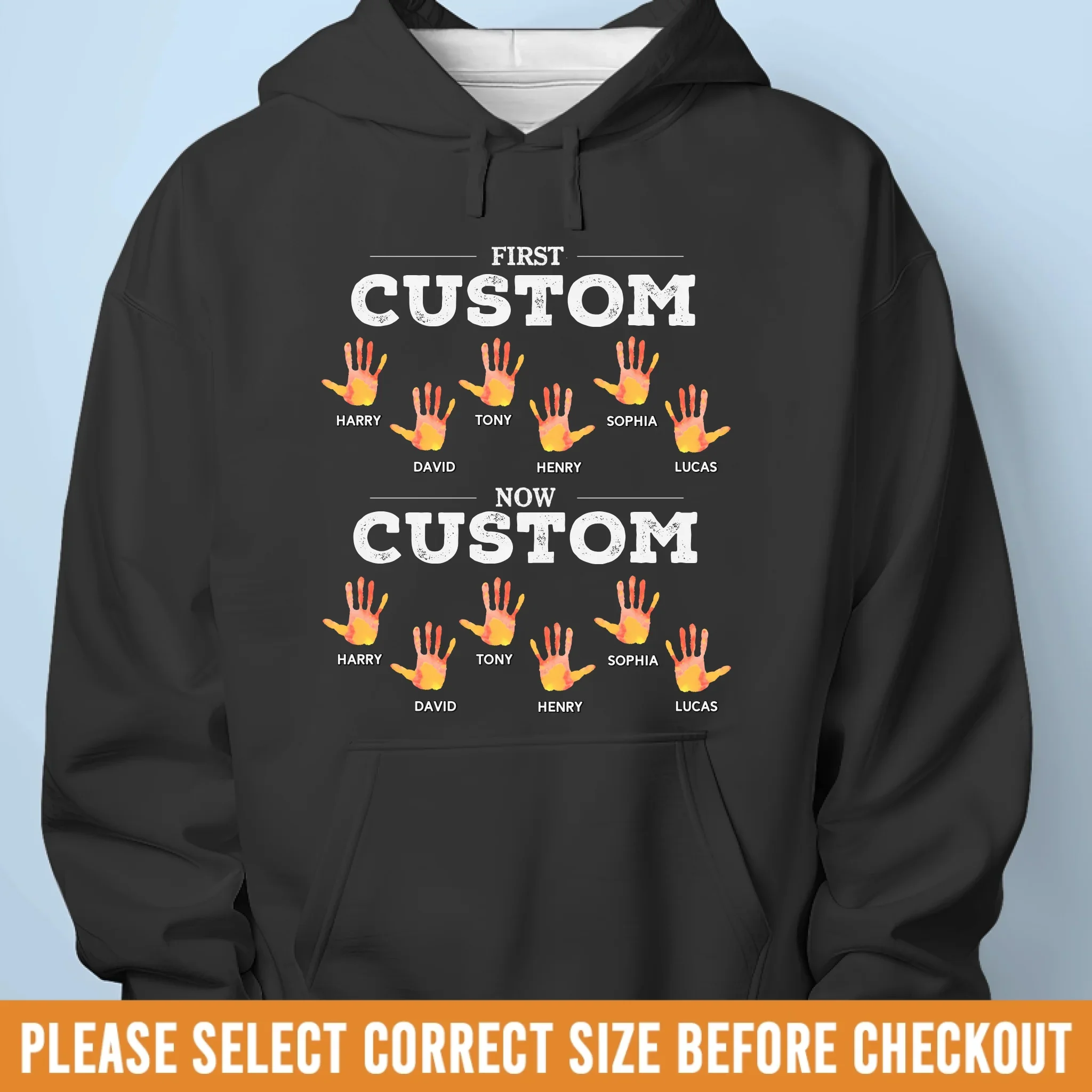Custom Unisex T-shirt, Premium T-shirt, Hoodie - Personalized Birthday Gifts For Dad, Grandpa - Evolving From Dad To Grandpa - Image 7