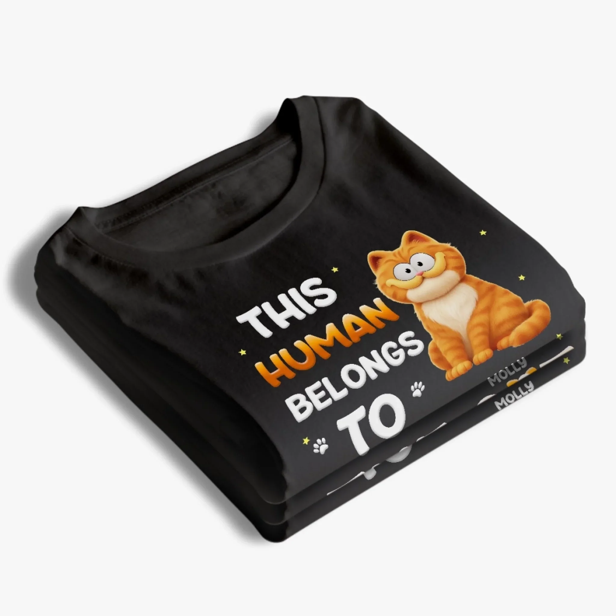 Custom Unisex T-shirt, Premium T-shirt, Hoodie - Personalized Birthday Gifts For Dog Cat Lovers, Dog Dad And Mom, Cat Owners- Feline Overlord - Image 4