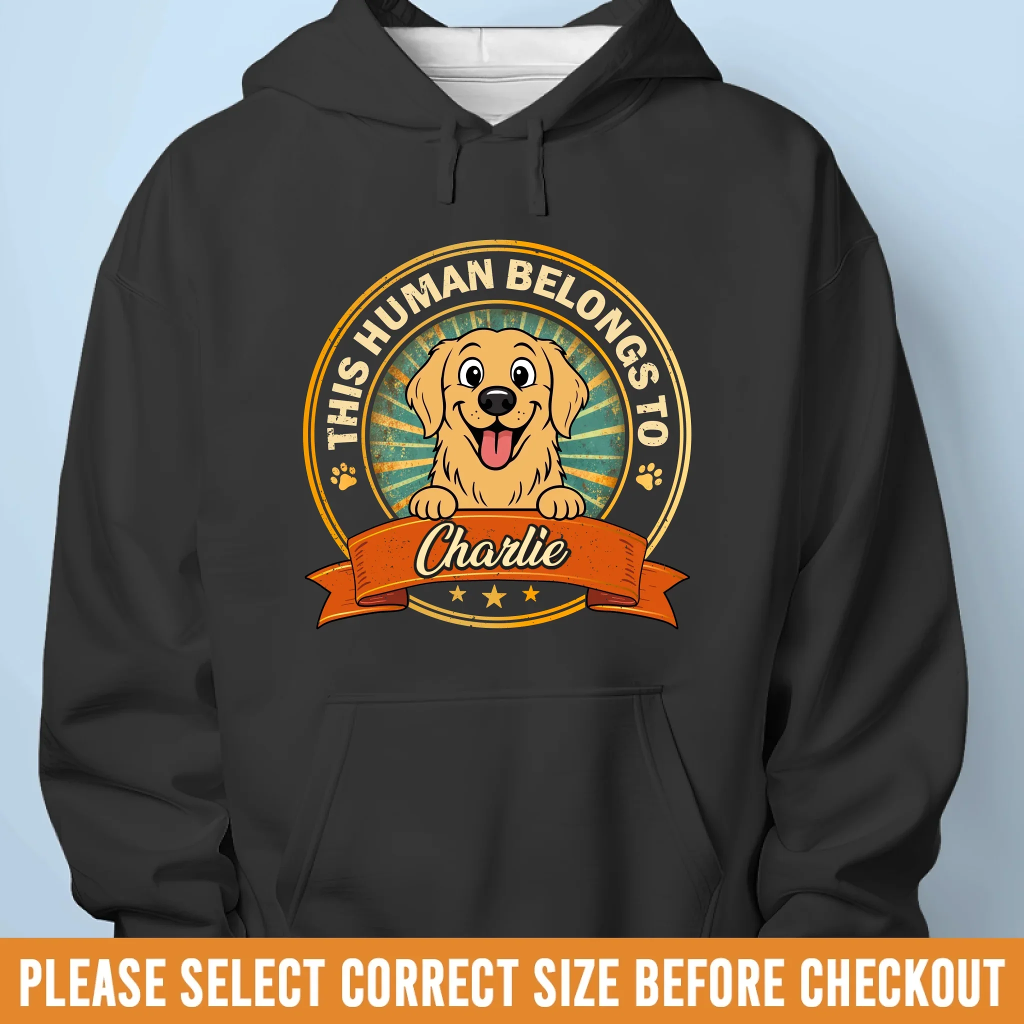 Custom Unisex T-shirt, Premium T-shirt, Hoodie - Personalized Birthday Gifts For Dog Lovers, Dog Dad And Mom - Boss Energy, Fluffy Edition - Image 7