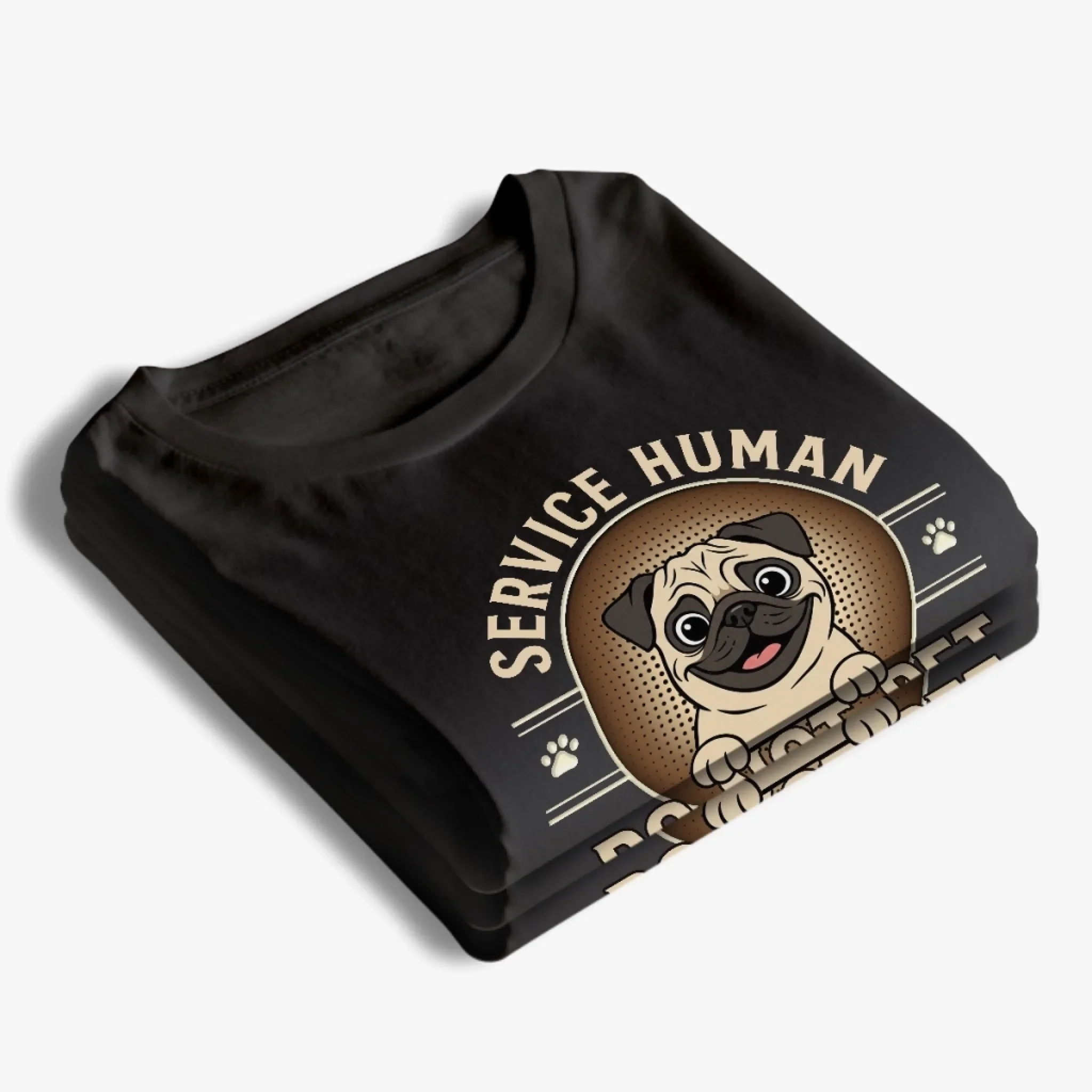 Custom Unisex T-shirt, Premium T-shirt, Hoodie - Personalized Birthday Gifts For Dog Lovers, Dog Dad And Mom - My Best Friend Has Paws - Image 4