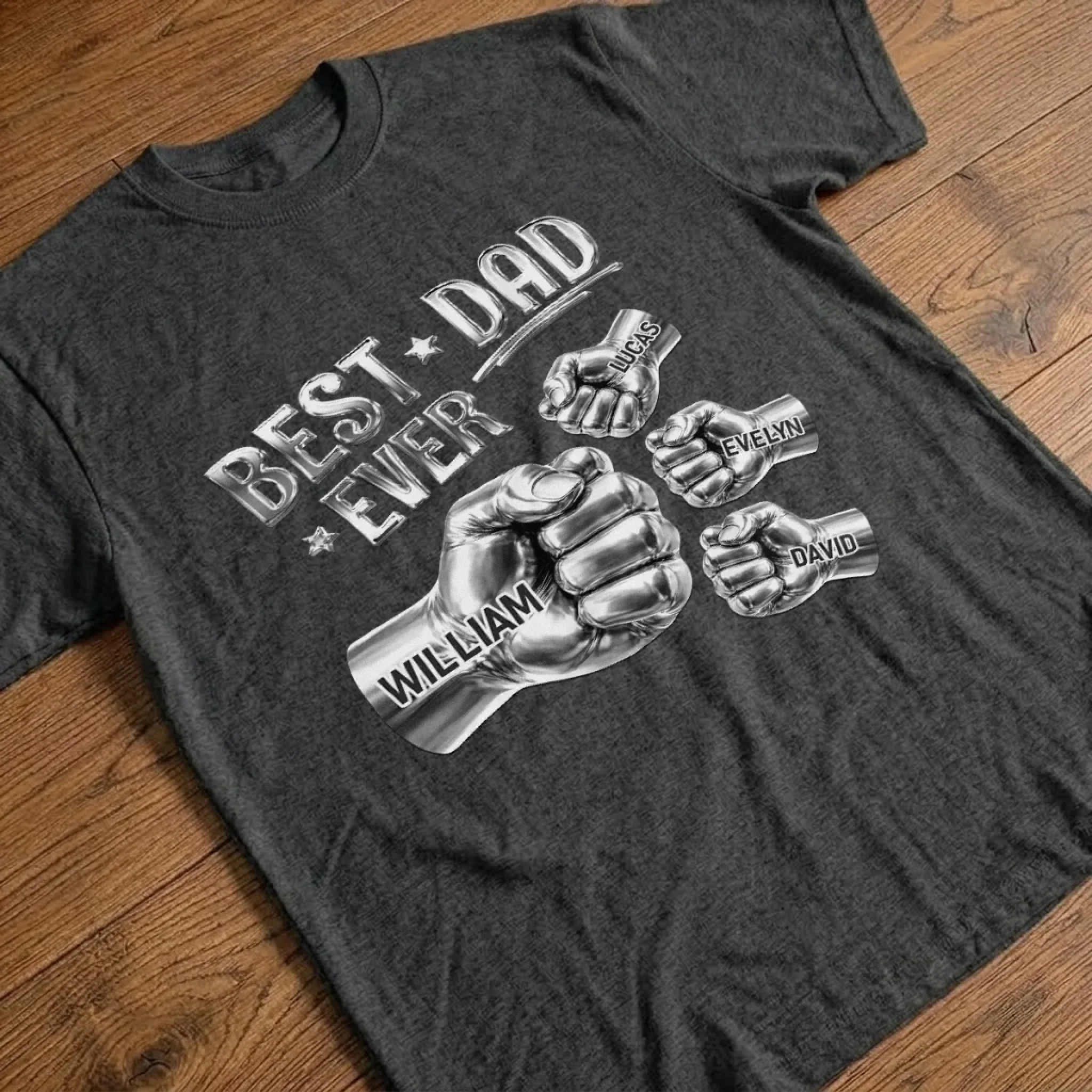 Custom Unisex T-shirt, Premium T-shirt, Hoodie - Personalized Father's Day Birthday Gifts For Dad, Grandpa - Always My Pride - Image 3