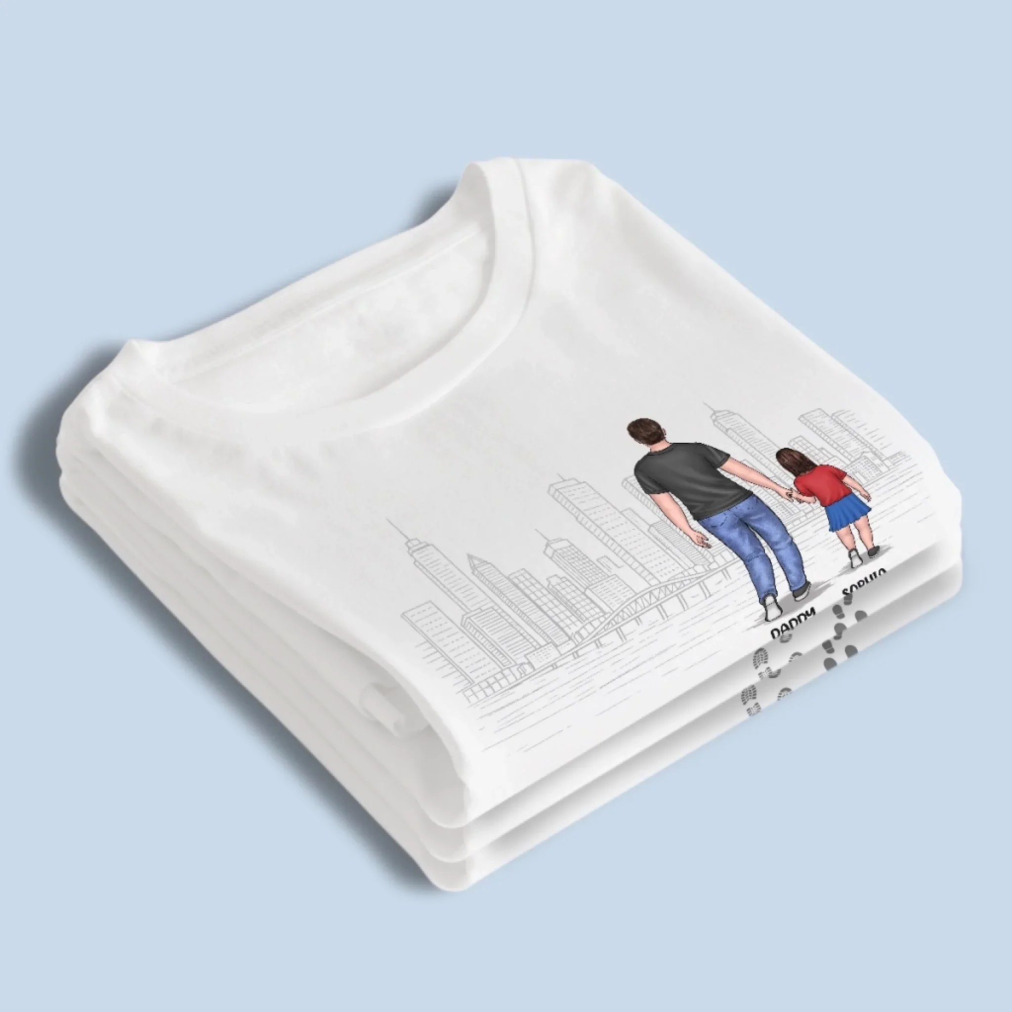 Custom Unisex T-shirt, Premium T-shirt, Hoodie - Personalized Father's Day Birthday Gifts For Dad, Grandpa - Classic Dad Energy - Image 3