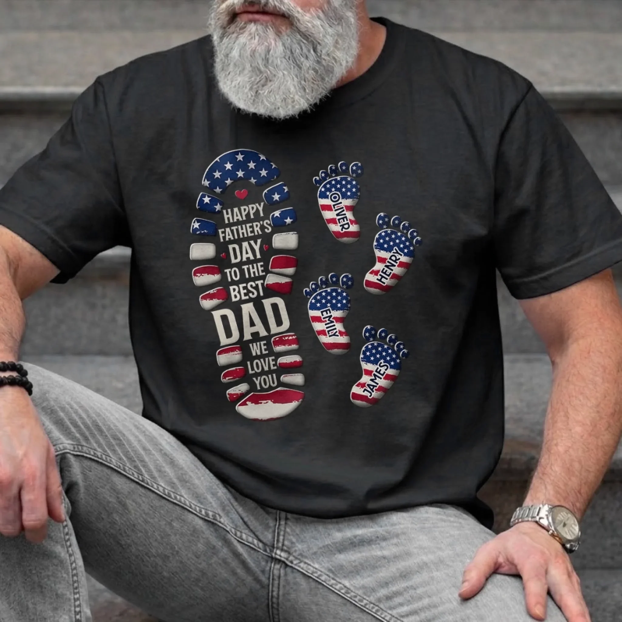 Custom Unisex T-shirt, Premium T-shirt, Hoodie - Personalized Father's Day Birthday Gifts For Dad, Grandpa - Grandpa The Legend Lives - Image 2