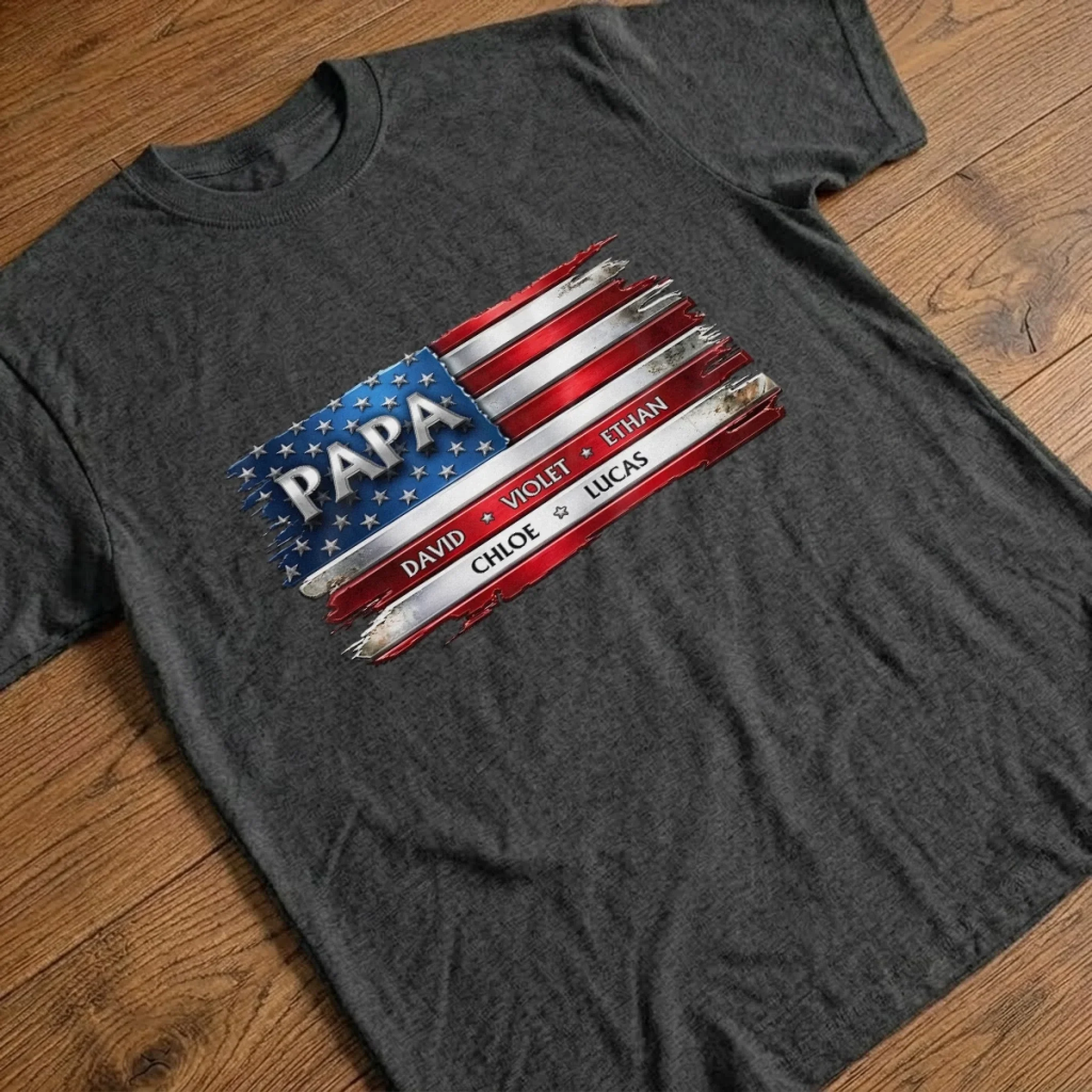 Custom Unisex T-shirt, Premium T-shirt, Hoodie - Personalized Father's Day Birthday Gifts For Dad, Grandpa - Legendary Dad Energy Only - Image 3