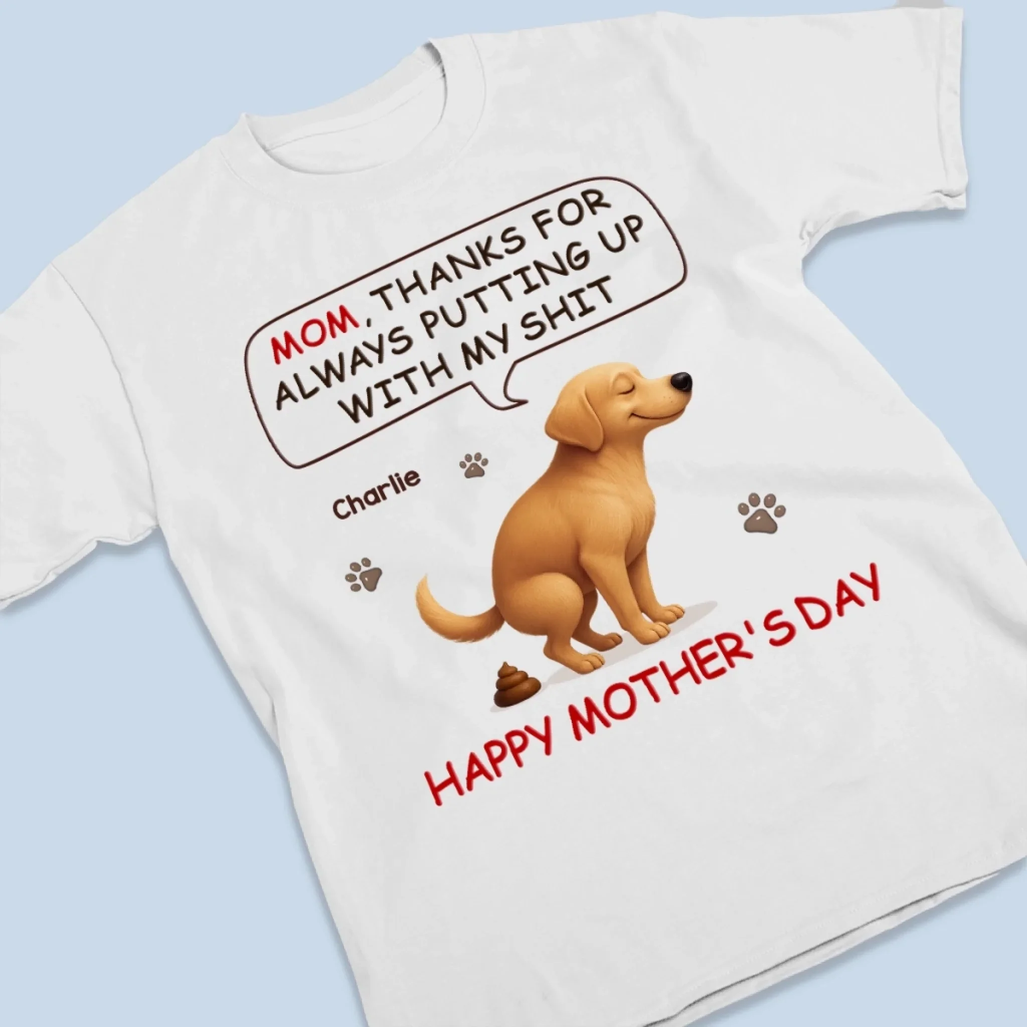 Custom Unisex T-shirt, Premium T-shirt, Hoodie - Personalized Mother's Day Birthday Gifts For Dog Cat Lovers, Dog Dad And Mom, Cat Owners - Chaos, Cuddles And Dog Hair - Image 2