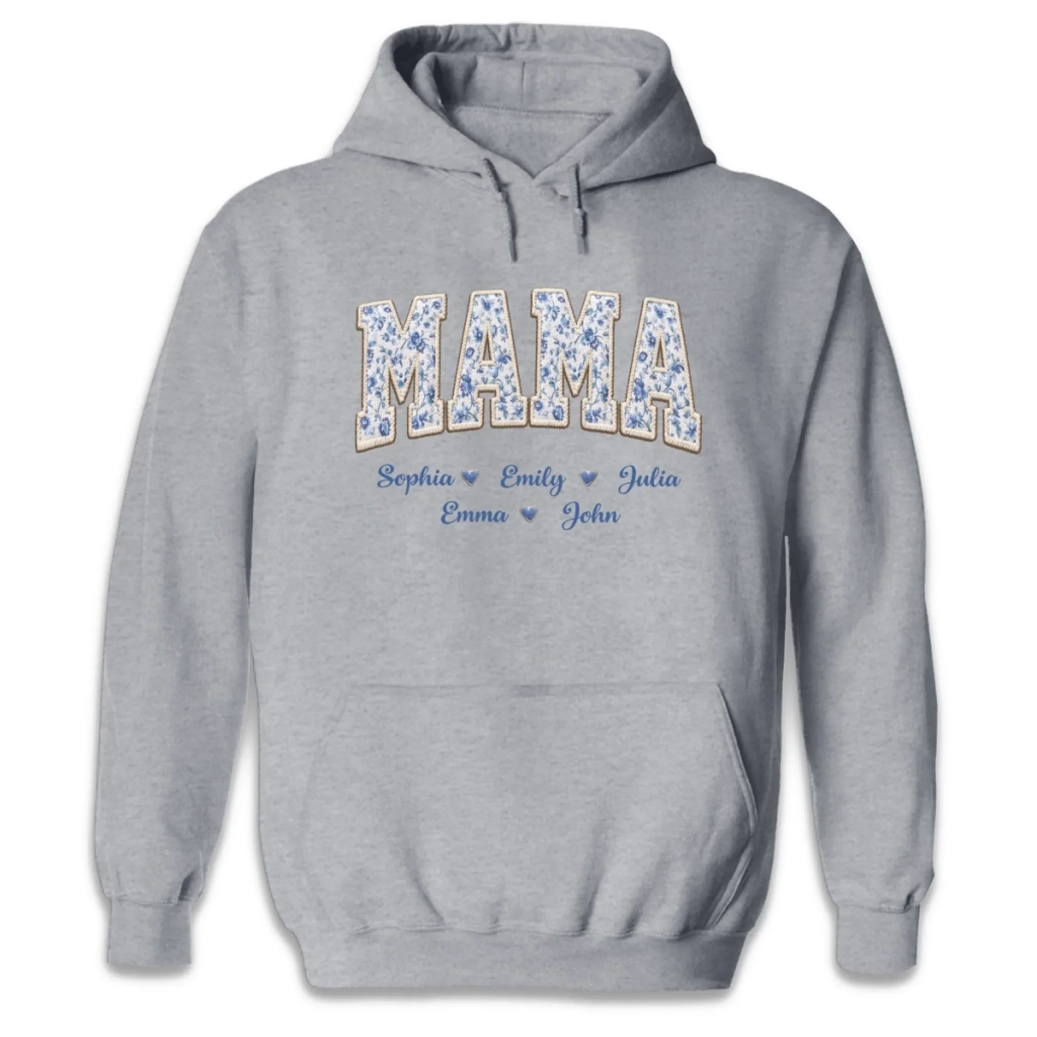 Custom Unisex T-shirt, Premium T-shirt, Hoodie - Personalized Mother's Day Birthday Gifts For Mom, Grandma - Mama Holds Us Together - Image 6