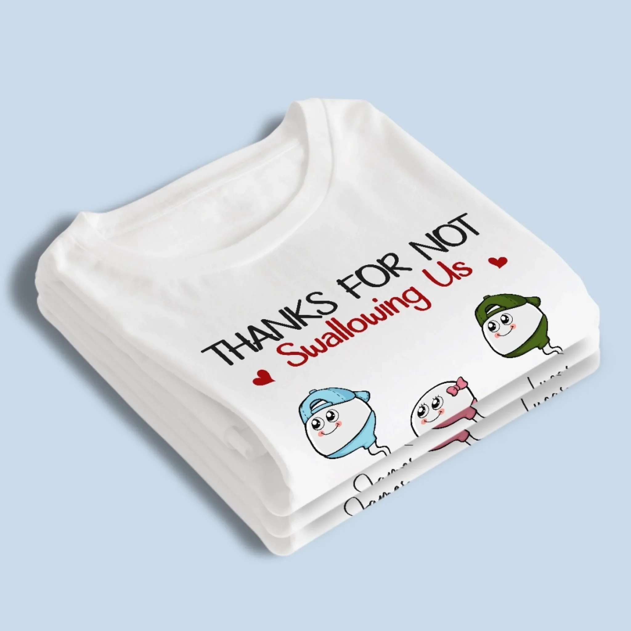Custom Unisex T-shirt, Premium T-shirt, Hoodie - Personalized Mother's Day Birthday Gifts For Mom - You Are My Heartbeat - Image 3
