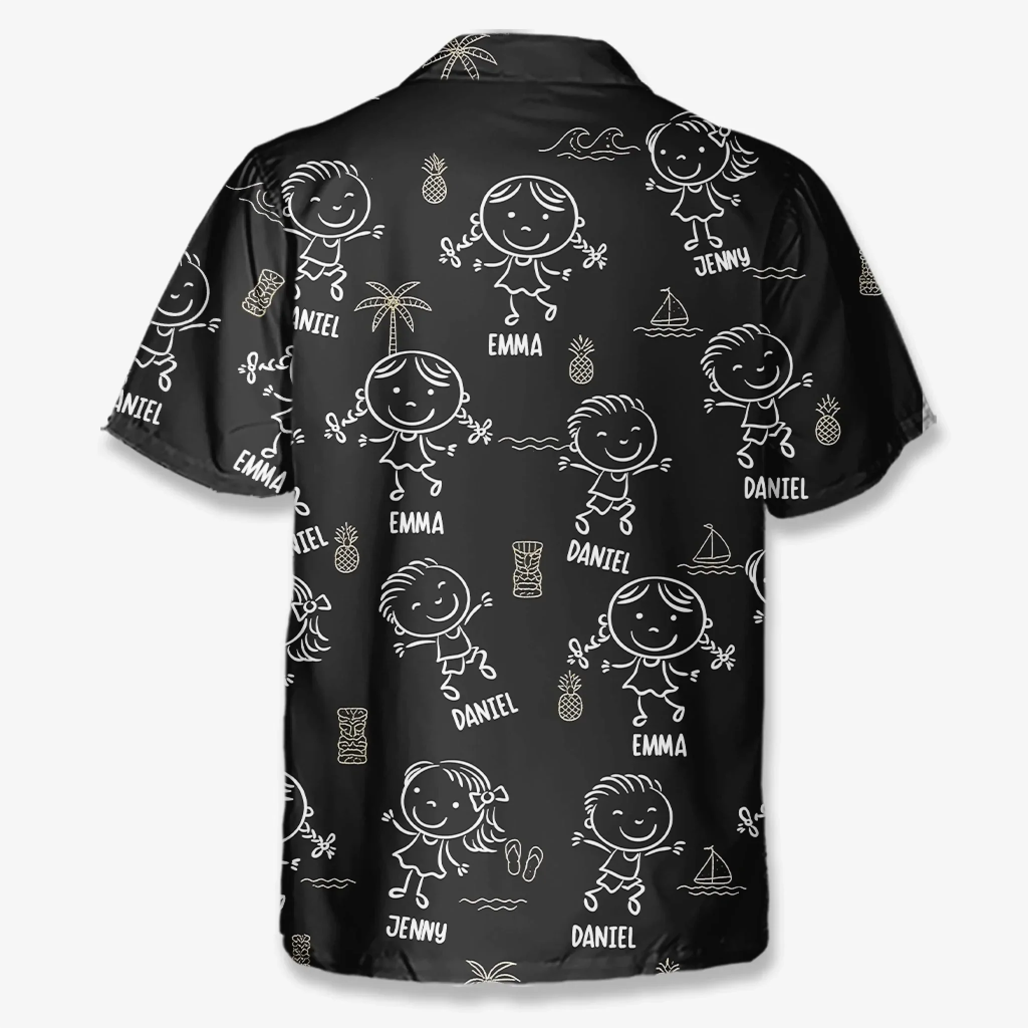 Custom Unisex Tropical Hawaiian Aloha Shirt - Personalized Father's Day Birthday Gifts For Dad, Grandpa - Official Chill Guy - Image 3