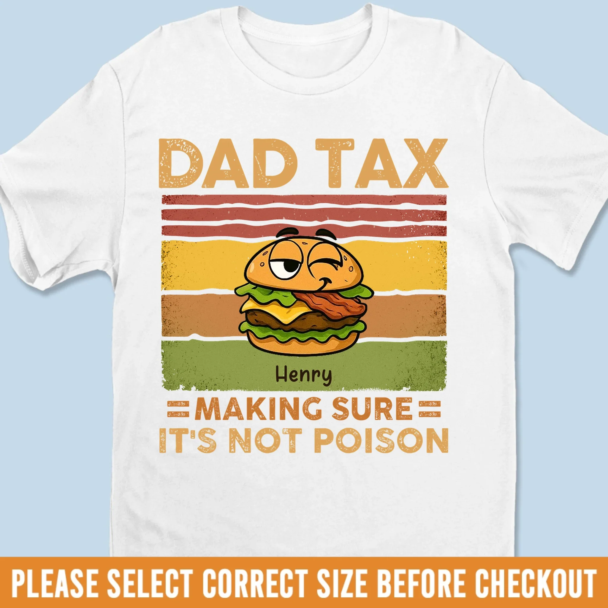 Dad Tax Activated - Family Personalized Custom Unisex T-shirt, Premium T-shirt, Hoodie - Father's Day, Gift For Dad, Grandpa - Image 2