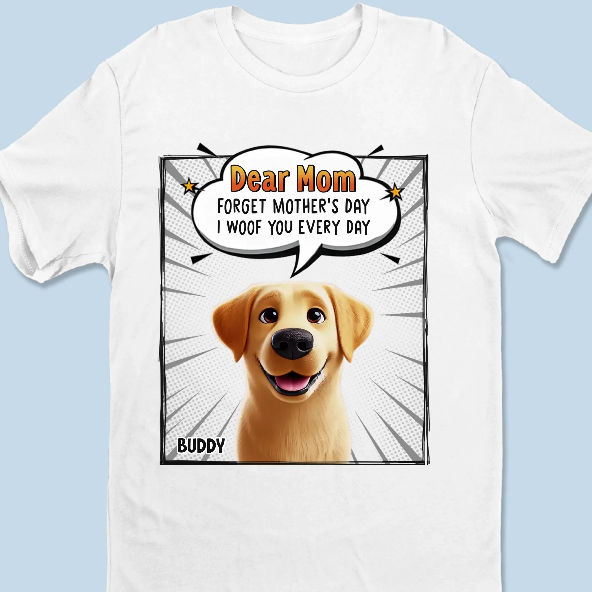 Dear Mom, You’re Pawsome Every Day - Dog Personalized Custom Unisex T-shirt, Premium T-shirt, Hoodie - Gift For Pet Owners, Pet Lovers - Image 6