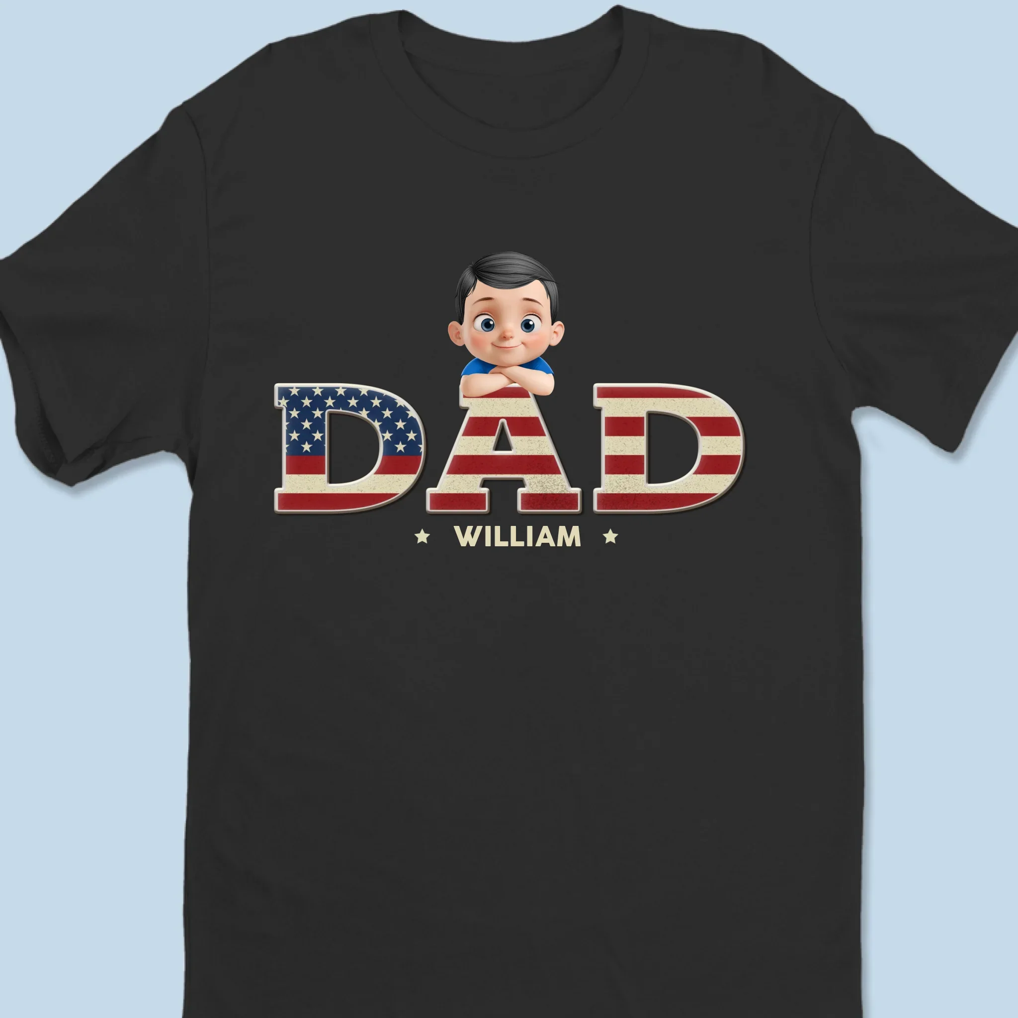 Deerly Loved By The Whole Gang - Family Personalized Custom Unisex T-shirt, Premium T-shirt, Hoodie - Father's Day, Gift For Dad - Image 6