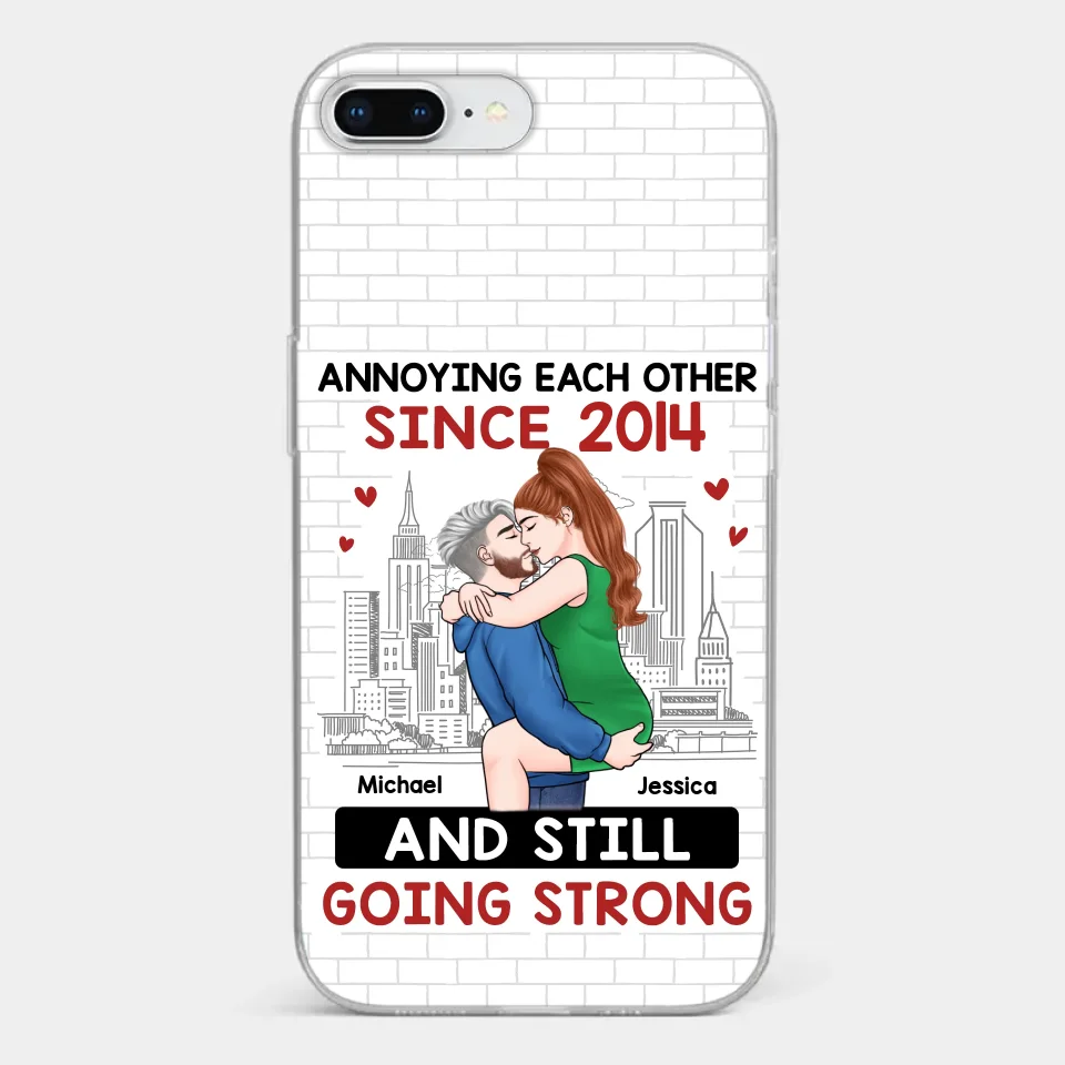 Destiny Made Us A Couple But Love Made Us Forever Together - Couple Personalized Custom Clear Phone Case - Gift For Husband Wife, Anniversary - Image 3