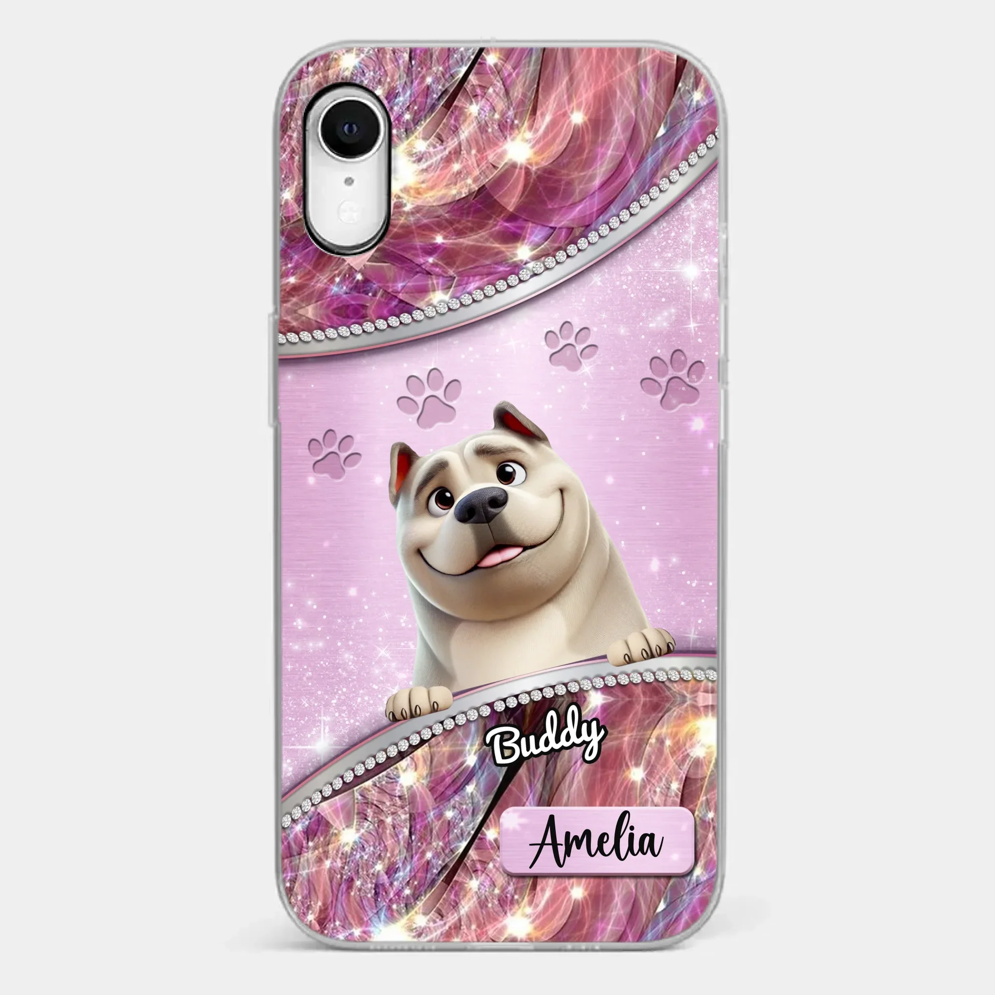 Dog Mom’s Favorite Companion - Dog Personalized Custom Clear Phone Case - Gift For Pet Owners, Pet Lovers - Image 25