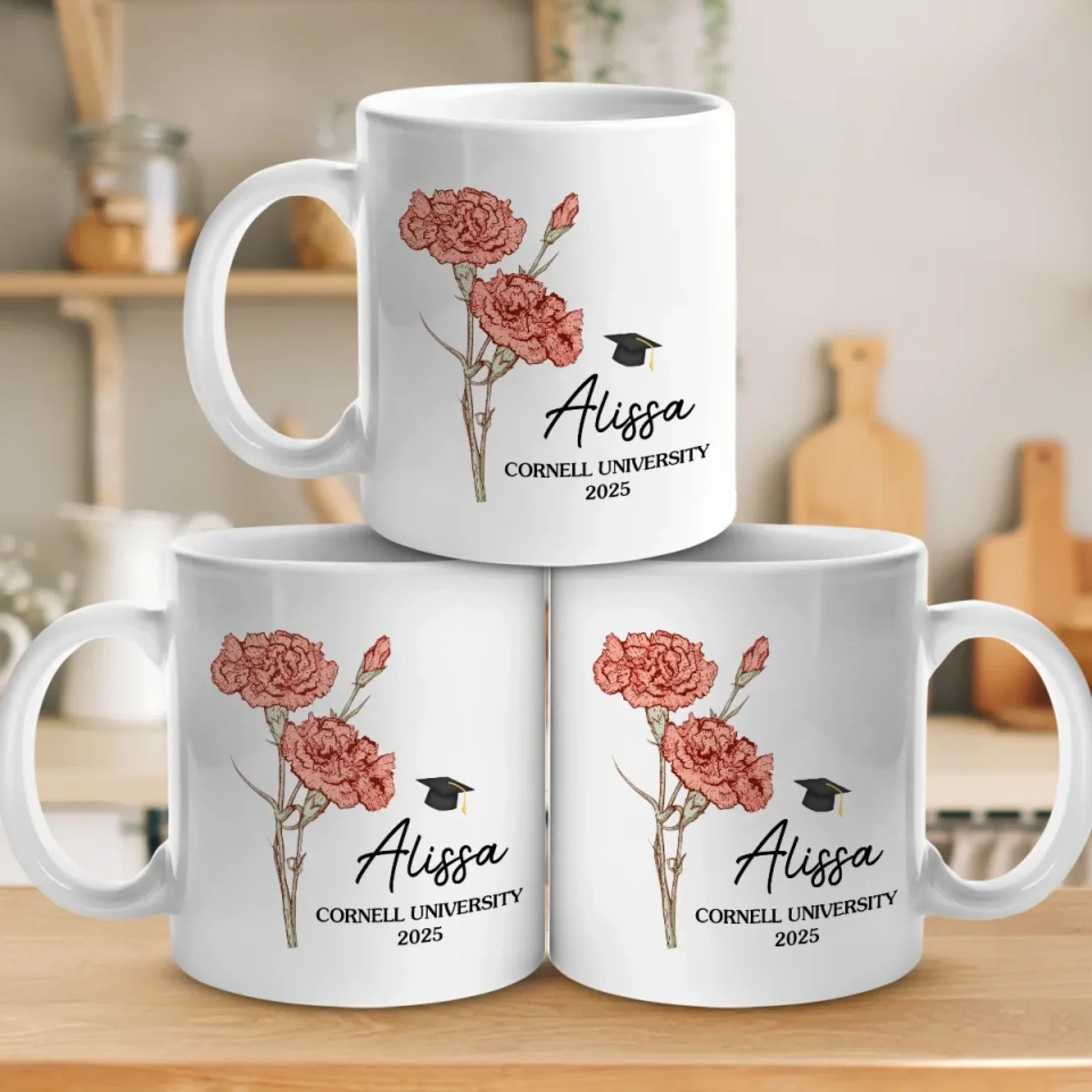 Dream Big, Work Hard, Stay Focused - Family Personalized Custom Mug - Graduation Gift For Family Members, Siblings, Brothers, Sisters - Image 4