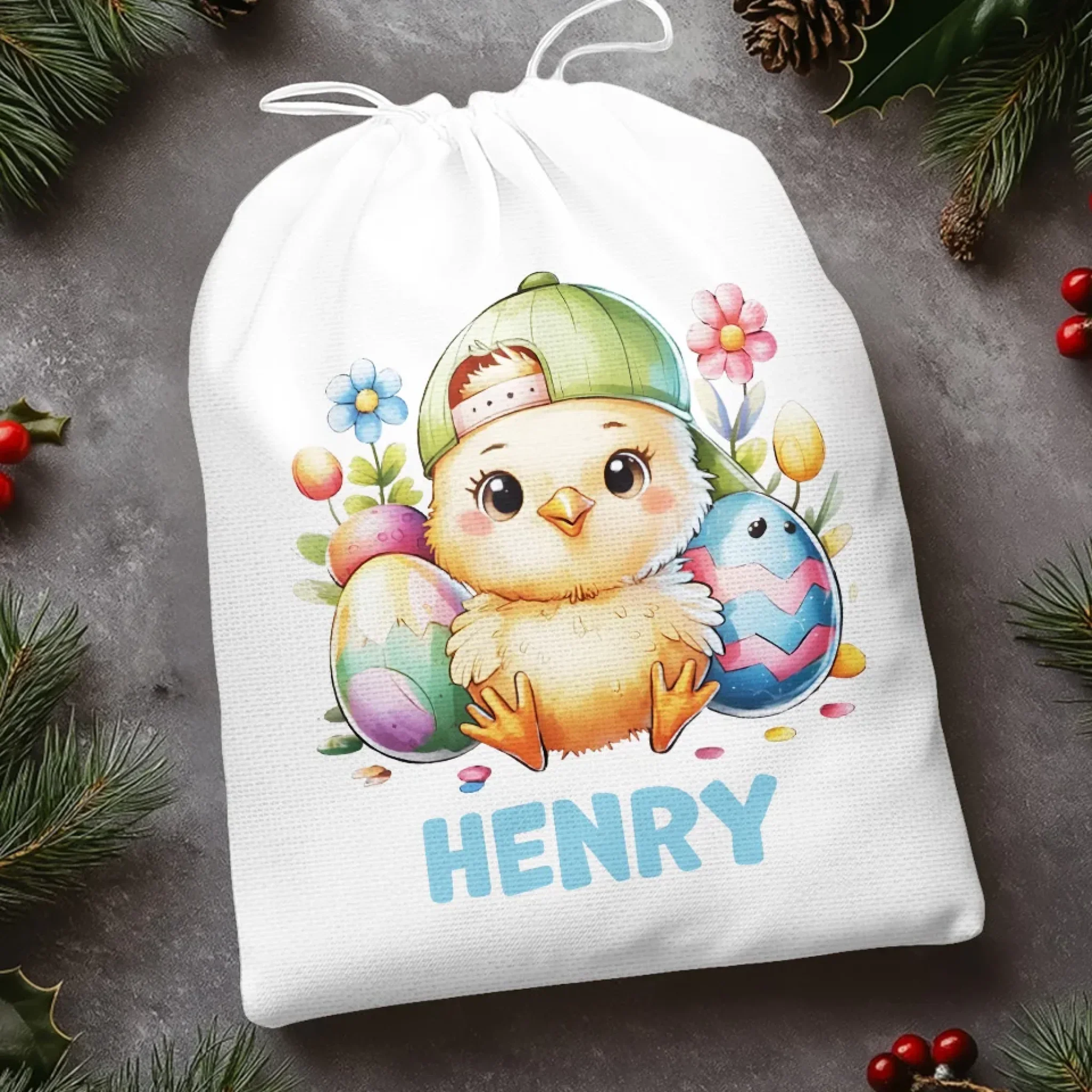 Easter Bunny Sent You Sweet Surprises - Family Personalized Custom Favor Bag - Easter Gift For Family Members - Image 3