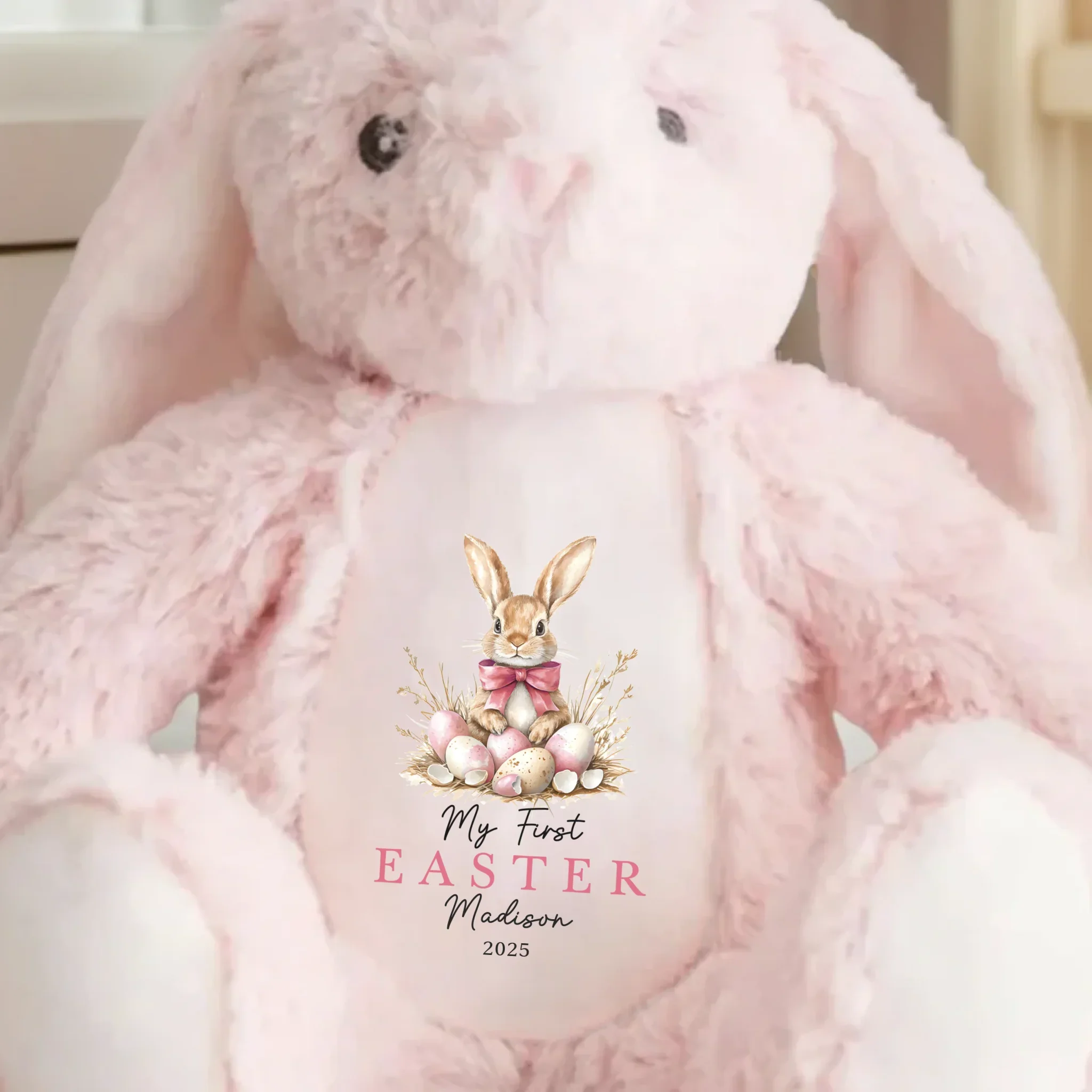 Easter Magic & Bunny Dreams - Family Personalized Custom Easter Bunny Plush - Easter Gift For Baby Kids, Newborn Baby - Image 4