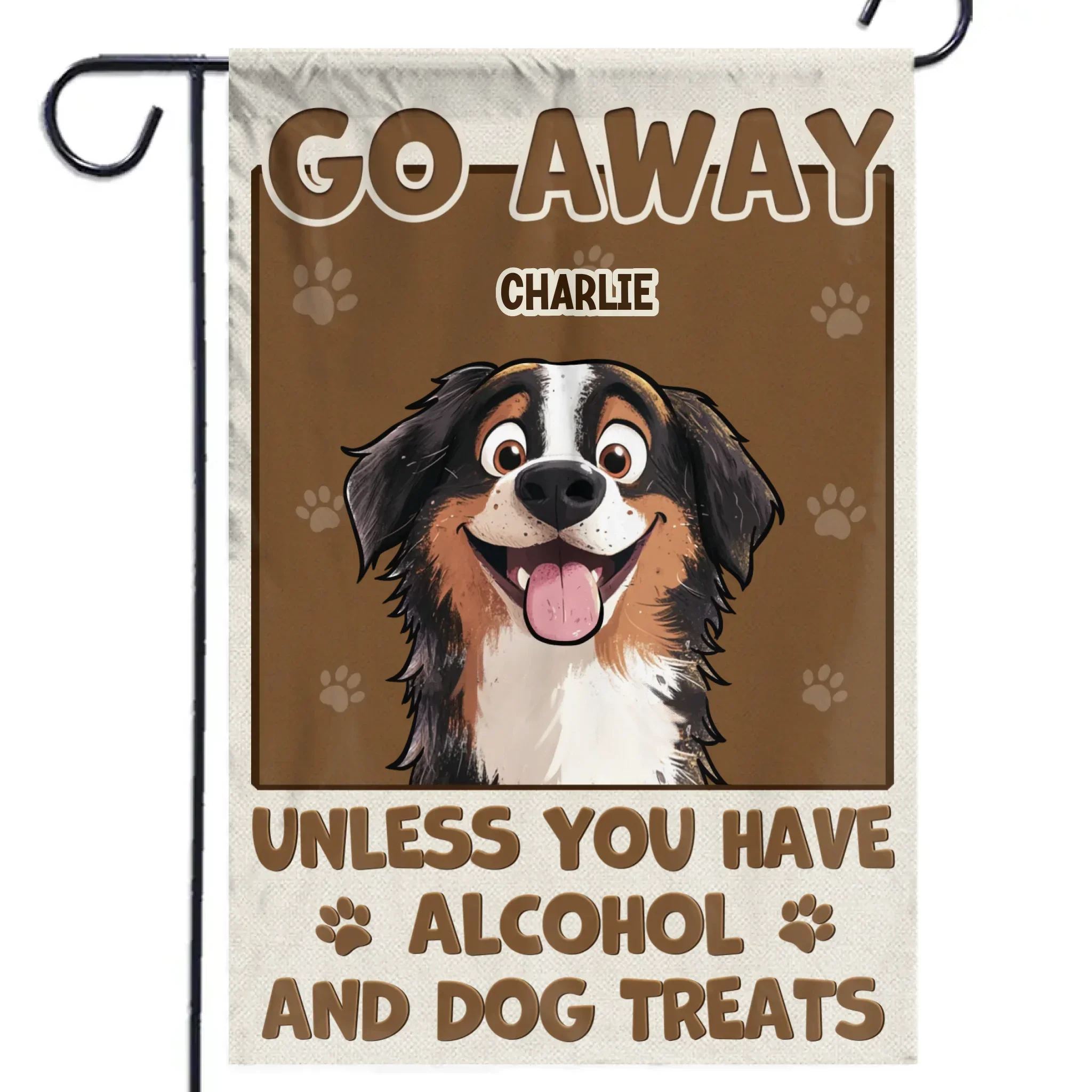 Entry Fee, One Drink And A Bag Of Treats - Dog Personalized Custom Flag - Gift For Pet Owners, Pet Lovers - Image 2