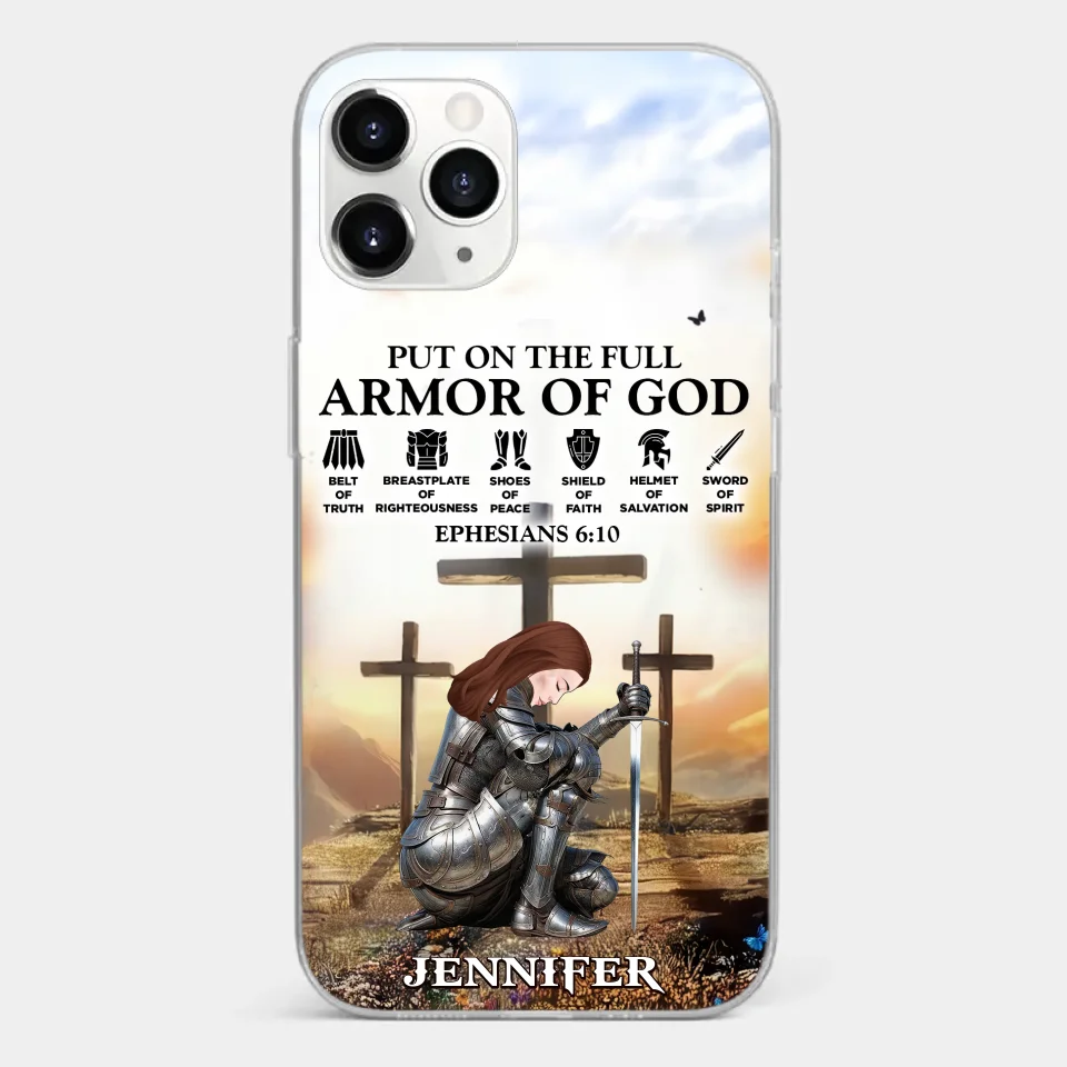 Ephesians 6 10 - Family Personalized Custom Clear Phone Case - Gift For Yourself, Best Friends, Siblings, Family Members - Image 7