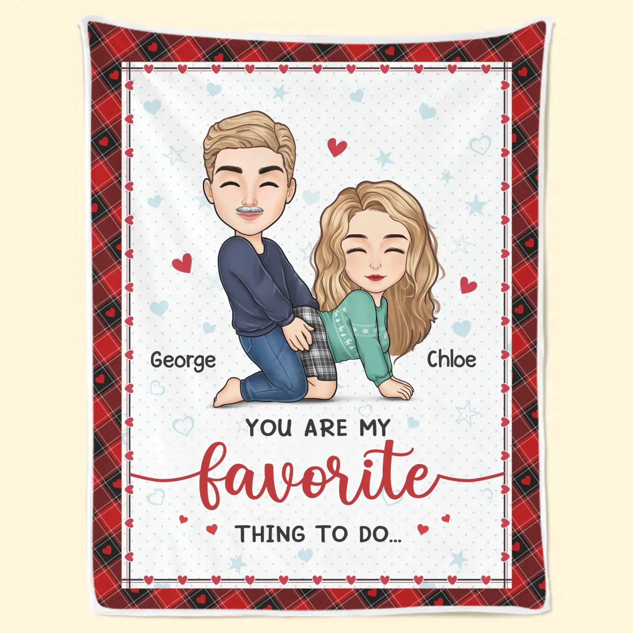 Every Day Is The Best Day When I'm With You - Couple Personalized Custom Blanket - Christmas Gift For Husband Wife, Anniversary - Image 6